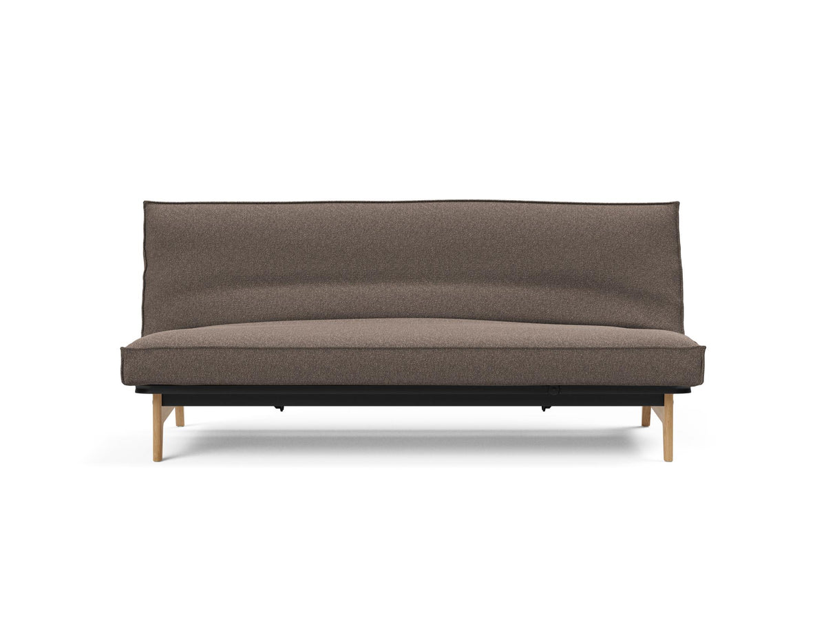 Aslak 120 Bettsofa Sharp Plus Cover Soft Spring in 530 Bouclé Taupe präsentiert im Onlineshop von KAQTU Design AG. Bettsofa ist von Innovation Living