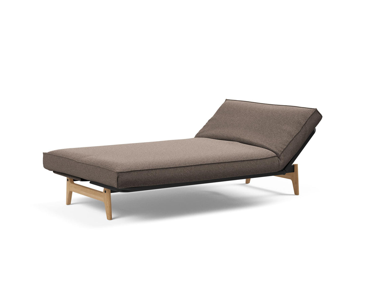 Aslak 120 Bettsofa Sharp Plus Cover Soft Spring in 530 Bouclé Taupe präsentiert im Onlineshop von KAQTU Design AG. Bettsofa ist von Innovation Living