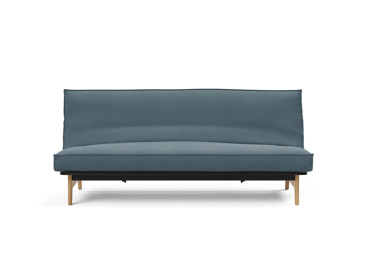 Aslak 120 Bettsofa Sharp Plus Cover Soft Spring in 573 Vivus Dusty Blue präsentiert im Onlineshop von KAQTU Design AG. Bettsofa ist von Innovation Living