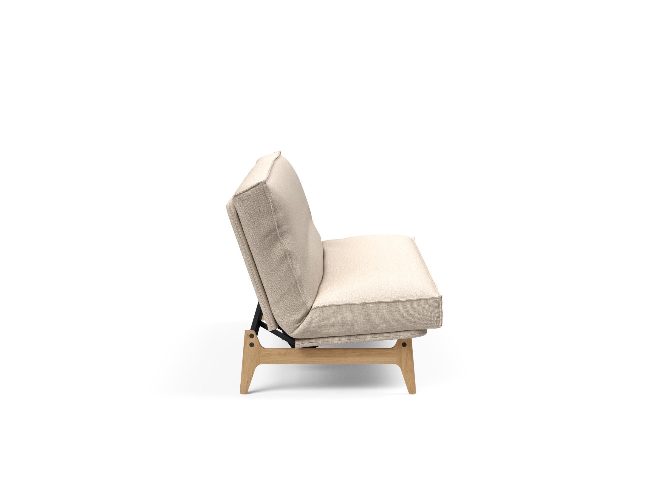 Entdecken Sie das Aslak 120 Bettsofa mit elegantem Sharp Plus Cover und Soft Spring Bezug – ideal für Komfort und modernes Design in Ihrem Zuhause.