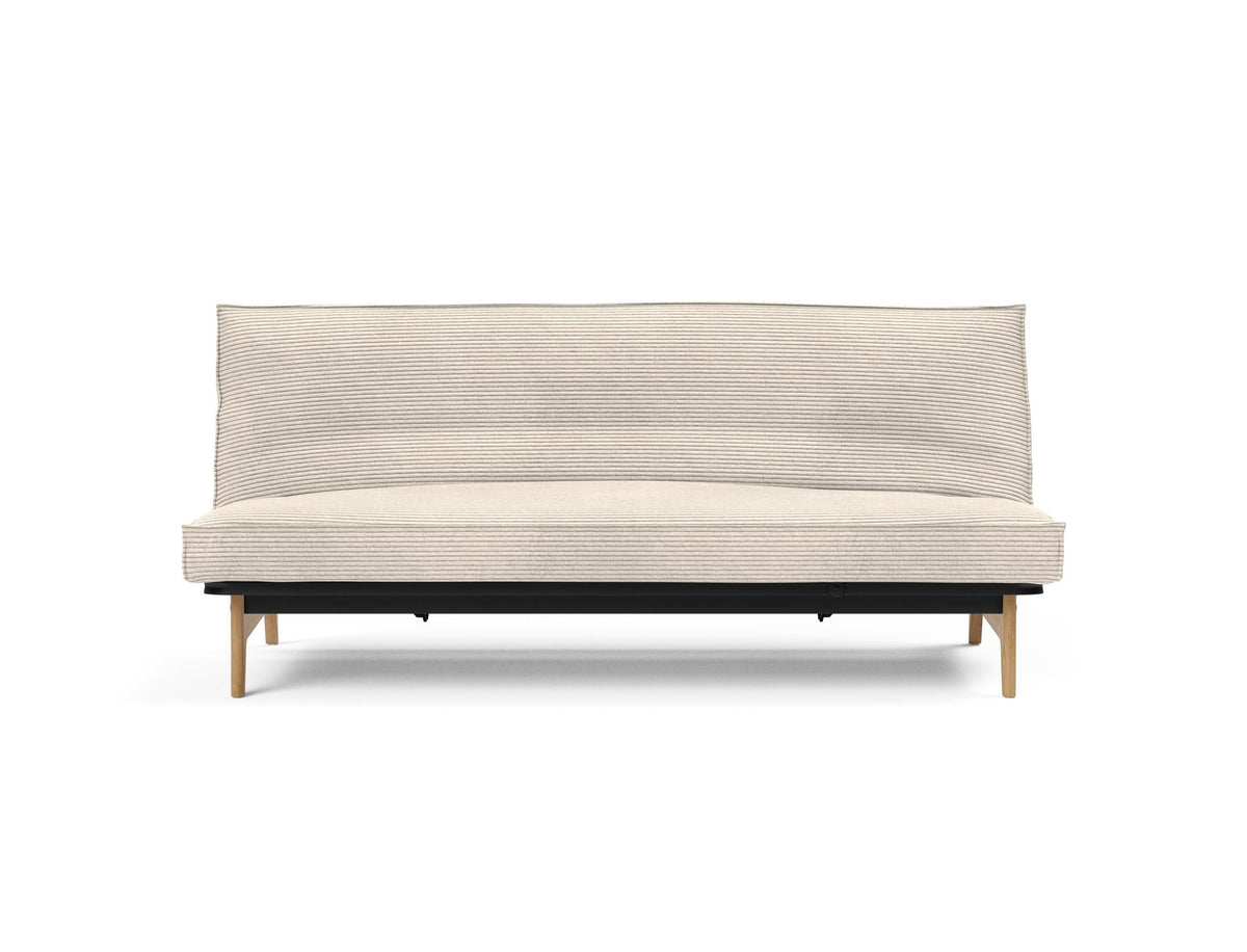 Aslak 120 Bettsofa Sharp Plus Cover Soft Spring in 594 Corduroy Ivory präsentiert im Onlineshop von KAQTU Design AG. Bettsofa ist von Innovation Living