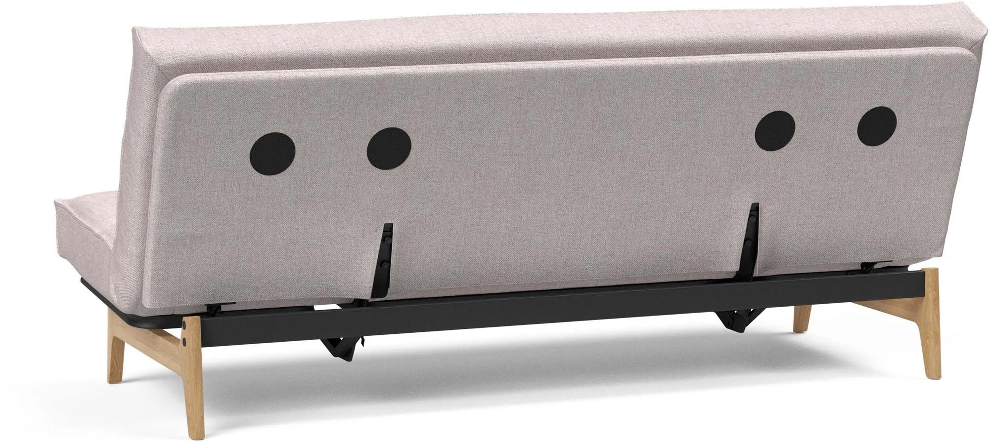 Aslak 120 Bettsofa Sharp Plus Cover: stilvolles Schlafsofa mit hochwertigem Bezug, ideal für kleine Räume und flexible Einrichtungsideen.