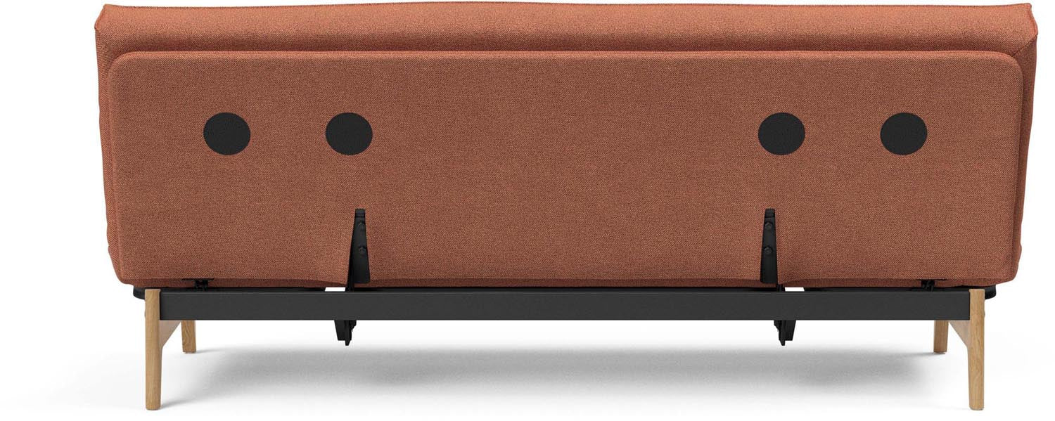 Erleben Sie das Aslak 120 Bettsofa mit Sharp Plus Cover: modernes Design, abnehmbarer Bezug, robuste Konstruktion und vielseitige Matratzen für besten Schlafkomfort.
