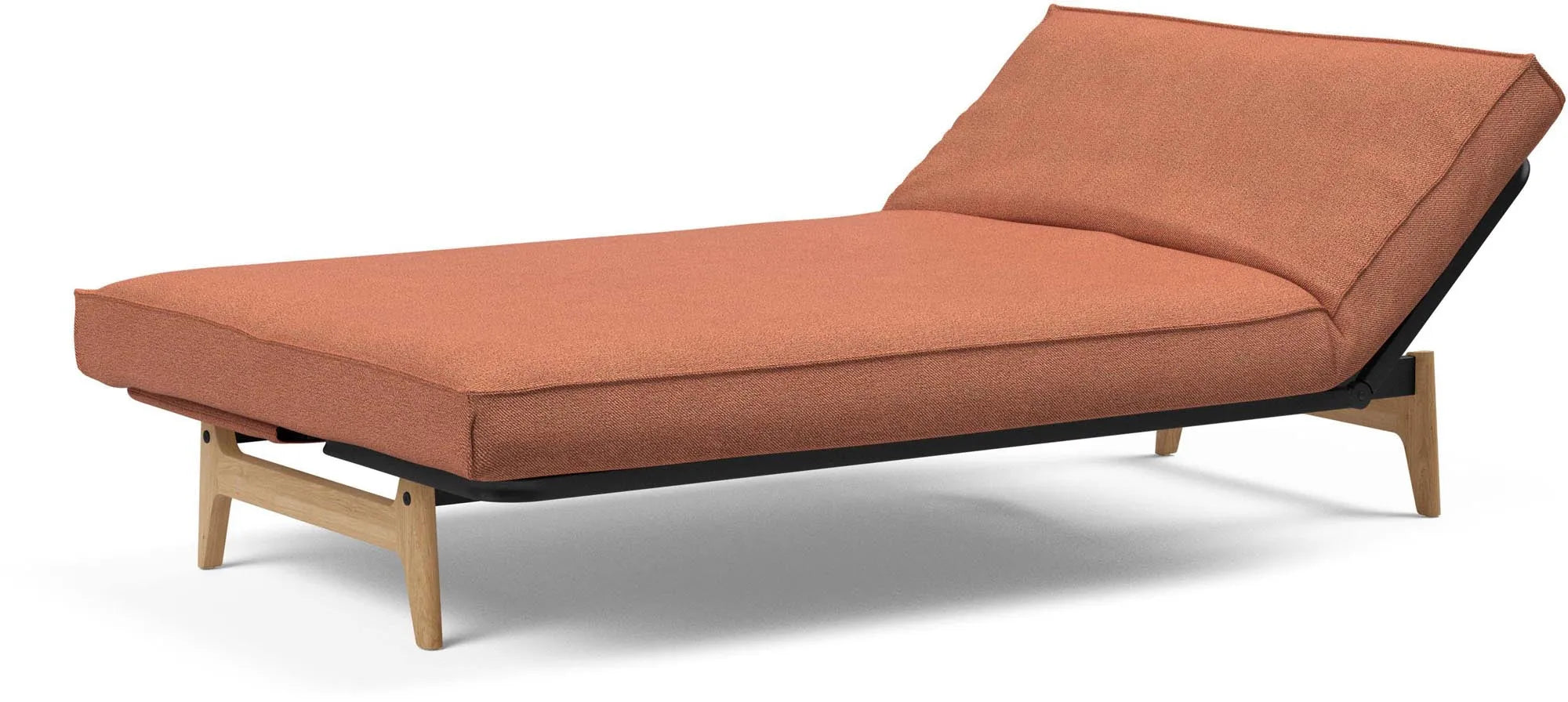 Aslak 120 Bettsofa Sharp Plus Cover: stilvolles Schlafsofa mit hochwertigem Bezug, ideal für kleine Räume und flexible Einrichtungsideen.