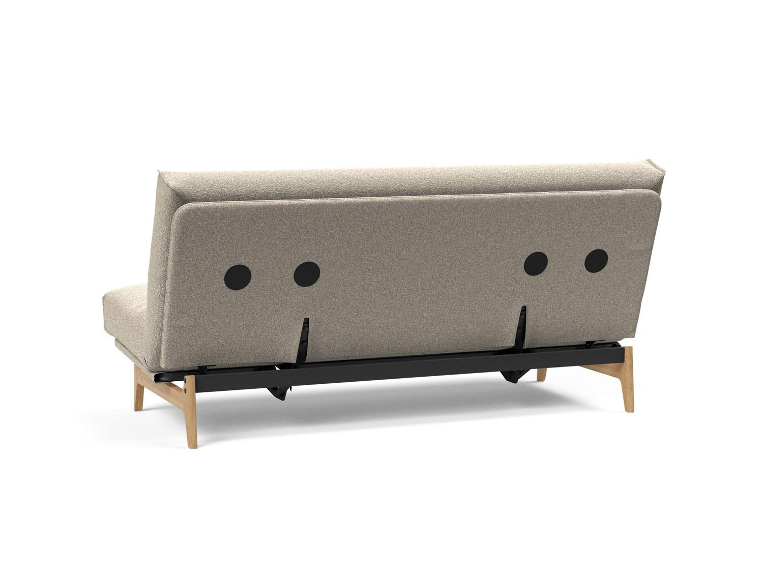 Entdecken Sie das Aslak 140 Bettsofa mit modernem Nordic Cover und bequemer Soft Spring Matratze – ideal für stilvolle Wohnräume.
