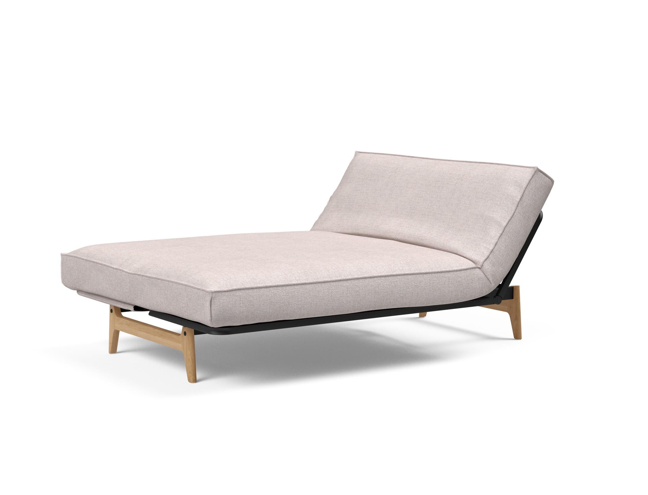 Erleben Sie das Aslak 140 Bettsofa von Innovation Living: modernes Design, hochwertige Soft Spring Matratze und edles Sharp Plus Cover für optimalen Komfort.