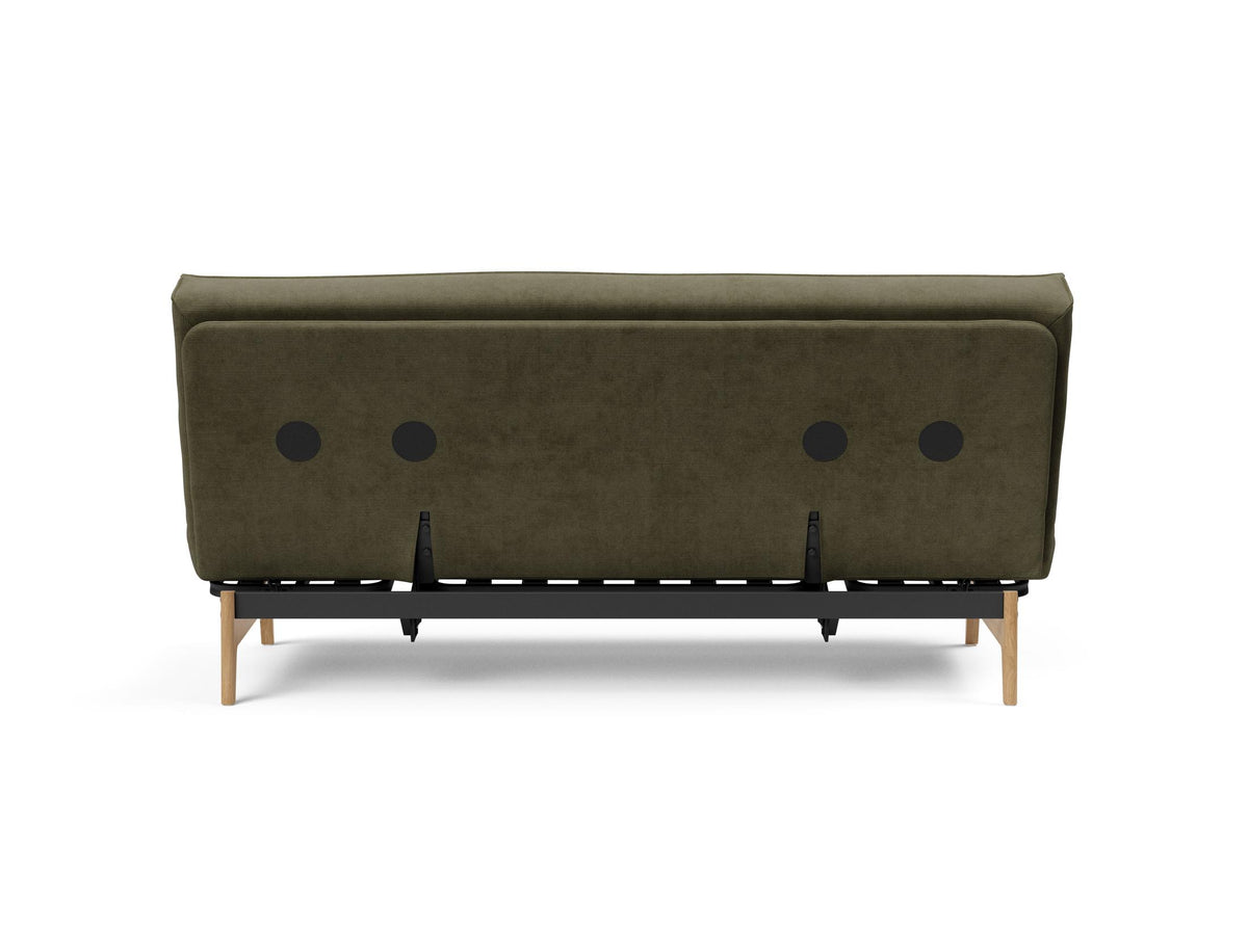 Aslak 140 Bettsofa Sharp Plus Cover Soft Spring in 316 Cordufine Pine Green präsentiert im Onlineshop von KAQTU Design AG. Bettsofa ist von Innovation Living