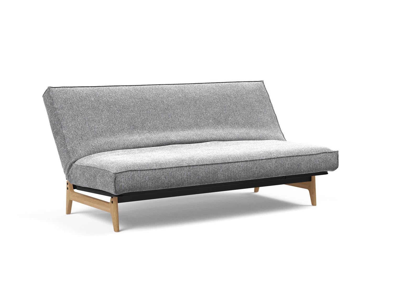 Entdecken Sie das Aslak 140 Bettsofa von Innovation Living: stilvolles Design, bequeme Soft Spring Matratze und elegantes Sharp Plus Cover für höchsten Schlafkomfort.
