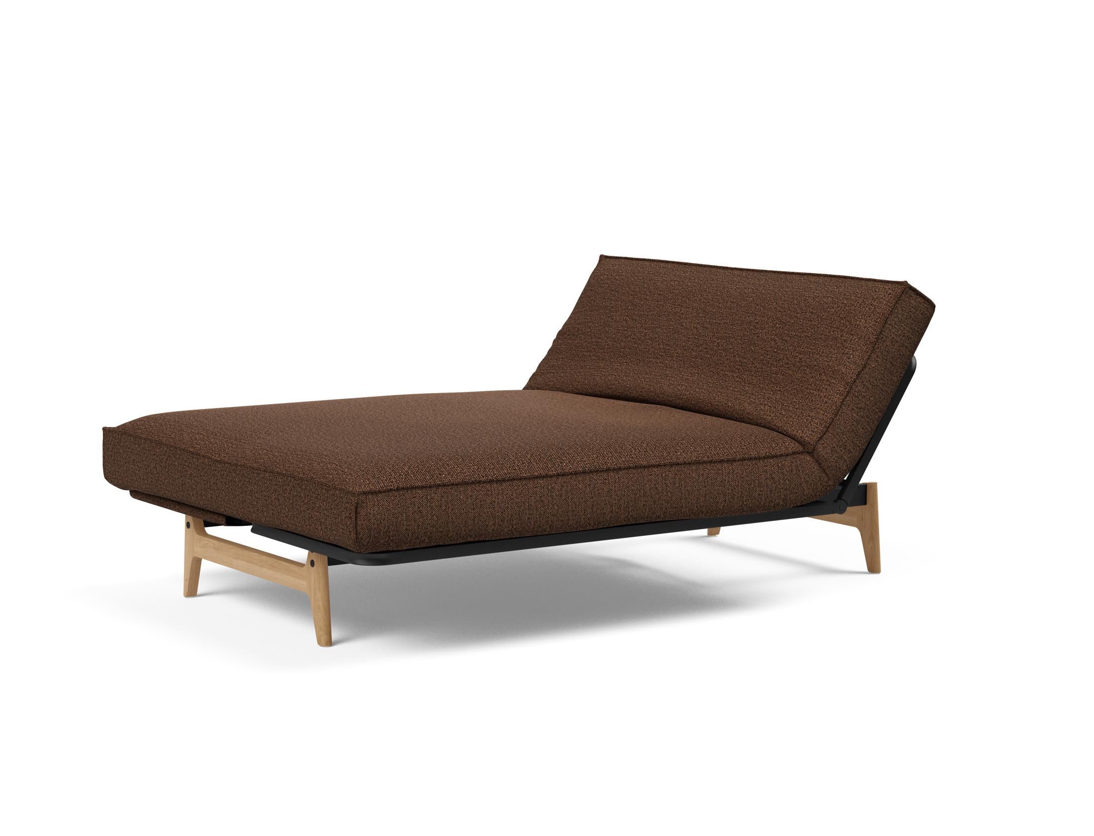 Erleben Sie das Aslak 140 Bettsofa von Innovation Living: modernes Design, hochwertige Soft Spring Matratze und edles Sharp Plus Cover für optimalen Komfort.