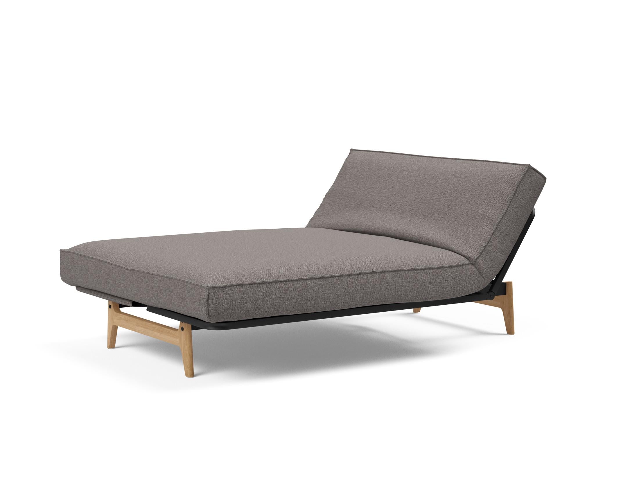Erleben Sie das Aslak 140 Bettsofa von Innovation Living: modernes Design, hochwertige Soft Spring Matratze und edles Sharp Plus Cover für optimalen Komfort.