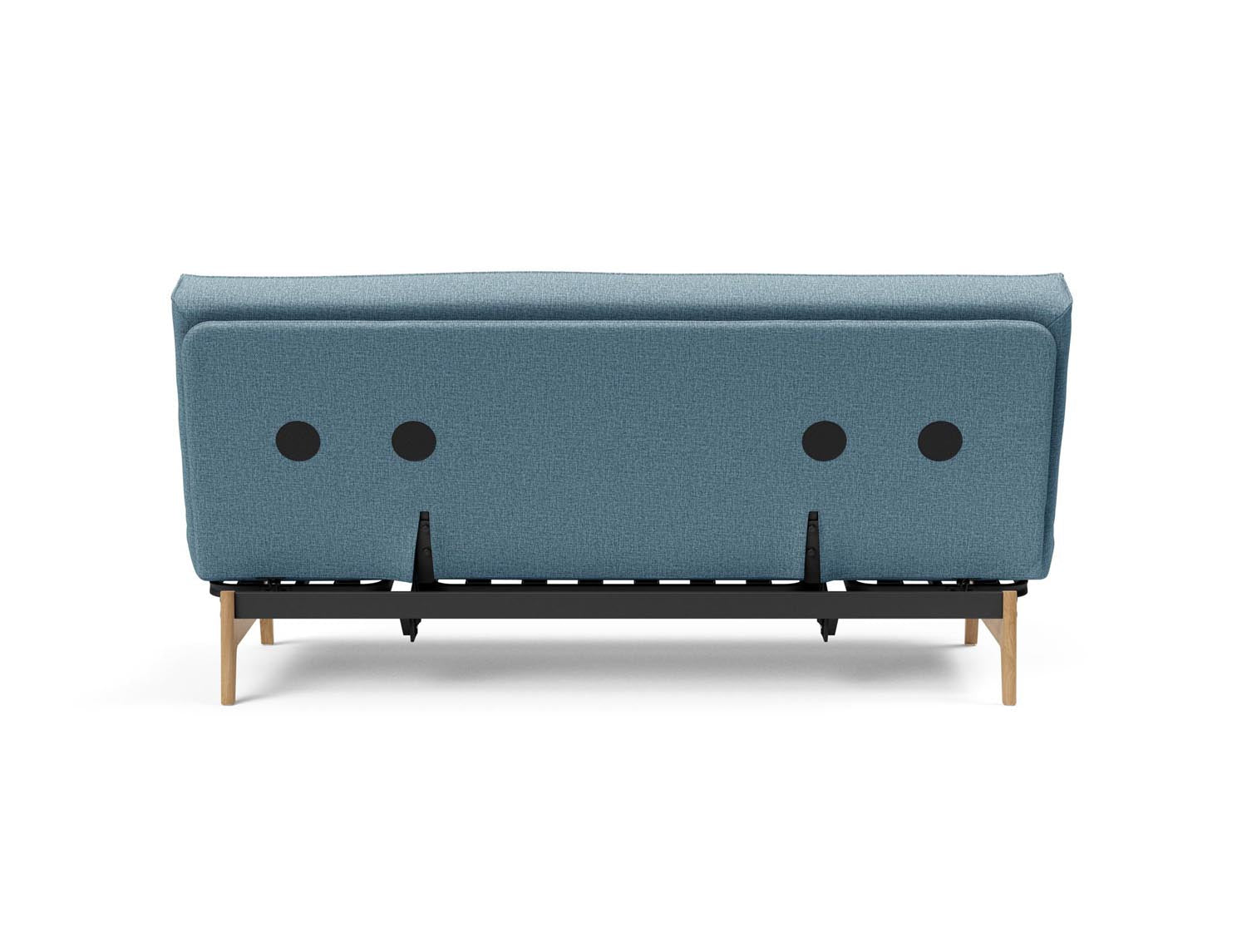 Entdecken Sie das Aslak 140 Bettsofa von Innovation Living: stilvolles Design, bequeme Soft Spring Matratze und elegantes Sharp Plus Cover für höchsten Schlafkomfort.
