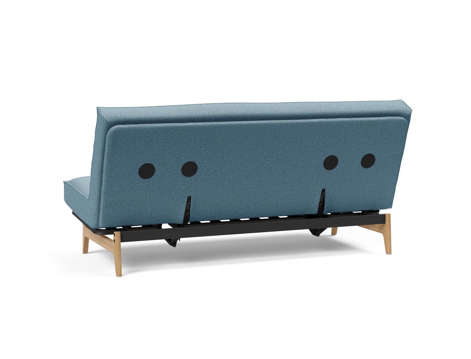 Erleben Sie das Aslak 140 Bettsofa von Innovation Living: modernes Design, hochwertige Soft Spring Matratze und edles Sharp Plus Cover für optimalen Komfort.