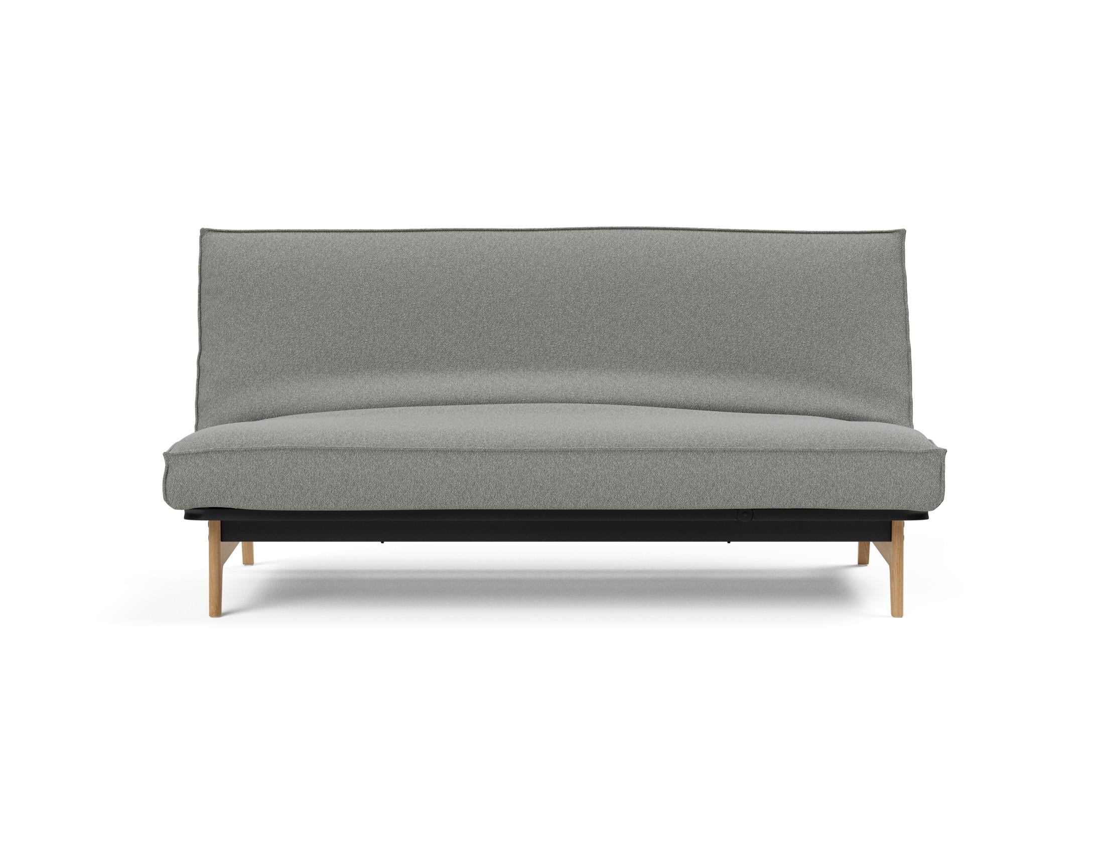 Entdecken Sie das Aslak 140 Bettsofa von Innovation Living: stilvolles Design, bequeme Soft Spring Matratze und elegantes Sharp Plus Cover für höchsten Schlafkomfort.