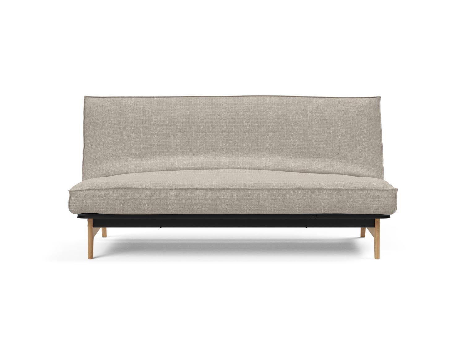 Entdecken Sie das Aslak 140 Bettsofa von Innovation Living: stilvolles Design, bequeme Soft Spring Matratze und elegantes Sharp Plus Cover für höchsten Schlafkomfort.