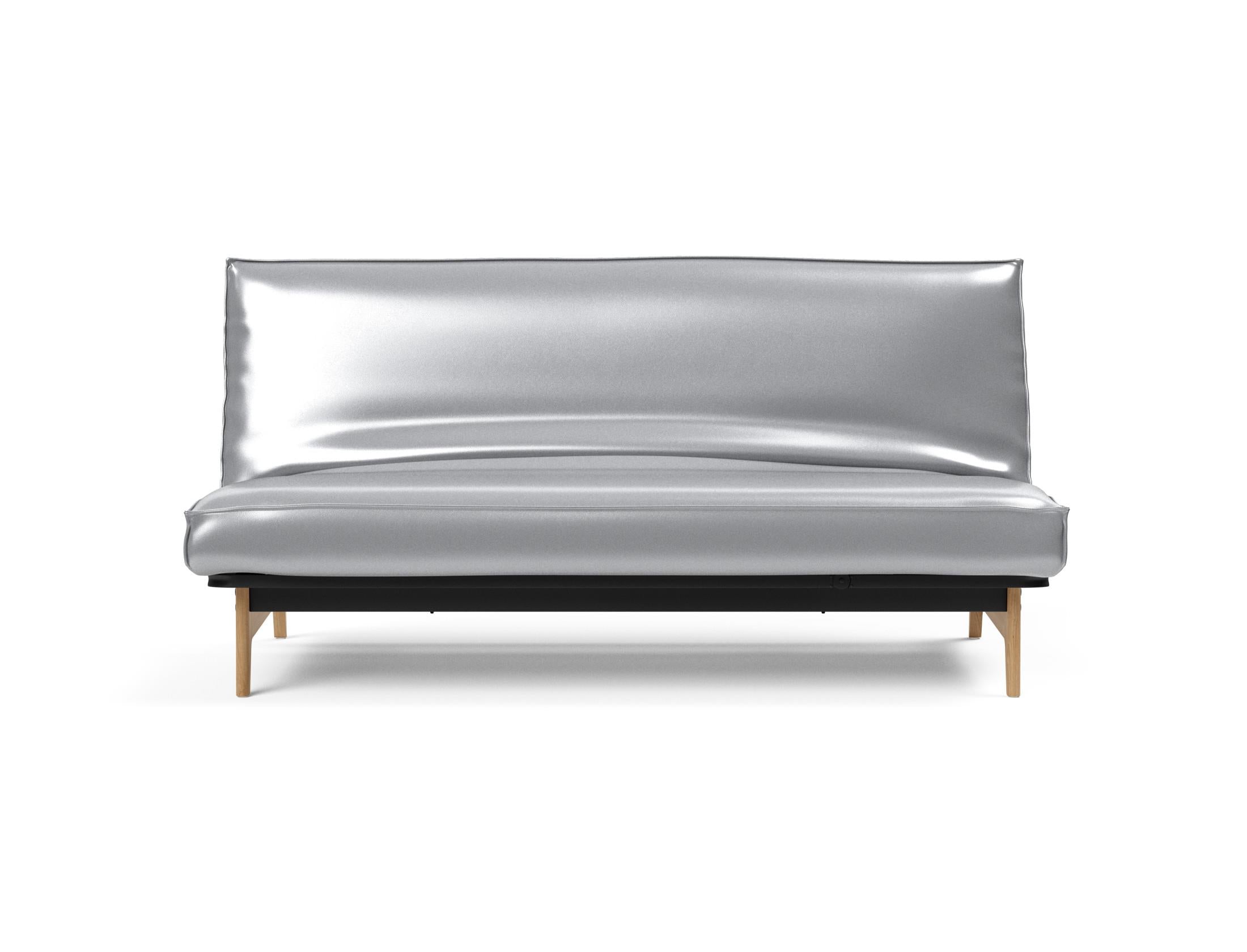 Stylisches Aslak 140 Bettsofa mit weichem Sharp Plus Bezug, ideal für gemütliche Abende und zeitgemäße Einrichtung.