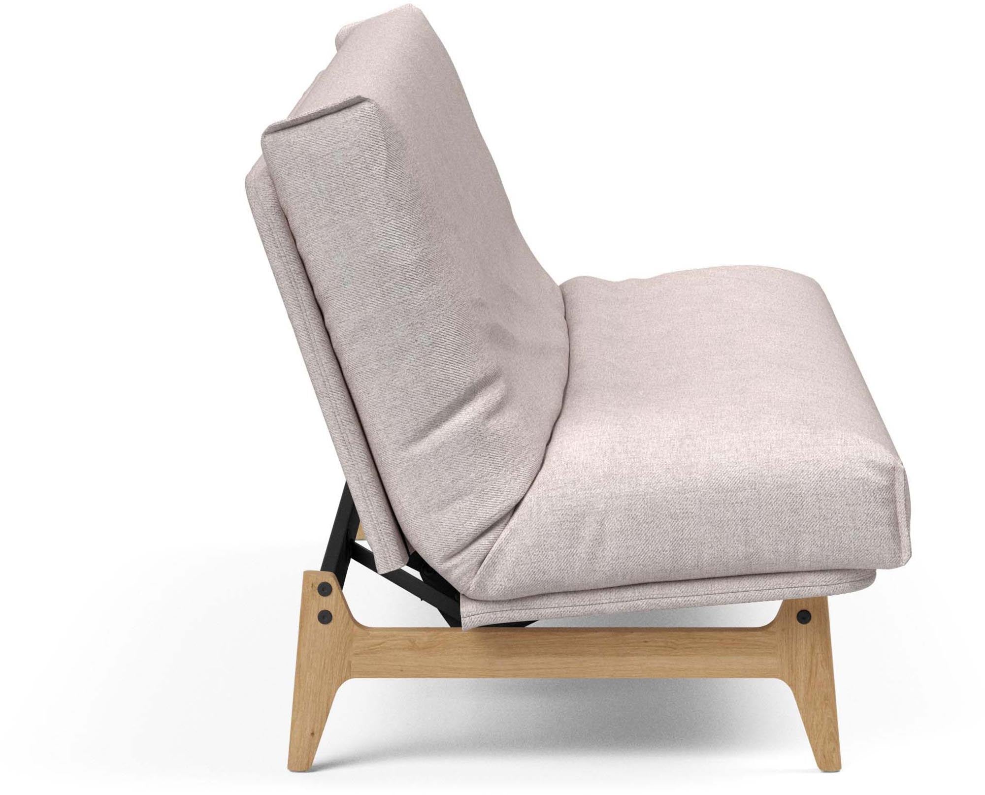 Erleben Sie das Aslak 120 Bettsofa mit Nordic Cover von Innovation Living – modern, funktional und ideal für kleine Räume und Übernachtungen.