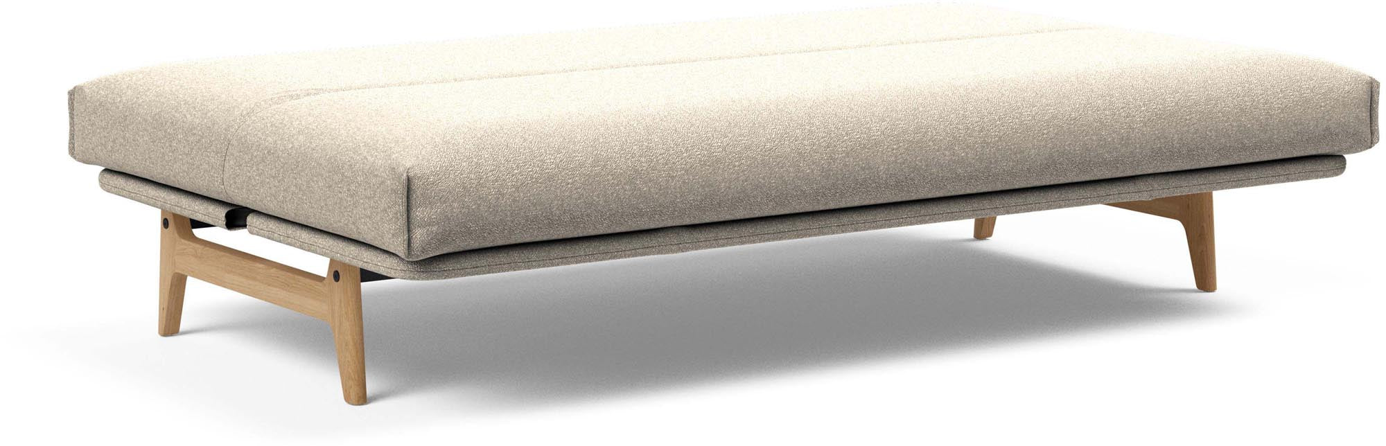 Aslak 120 Bettsofa von Innovation Living: Skandinavisches Design, Komfort, abnehmbarer Bezug, wählbare Matratzen, robustes Gestell.