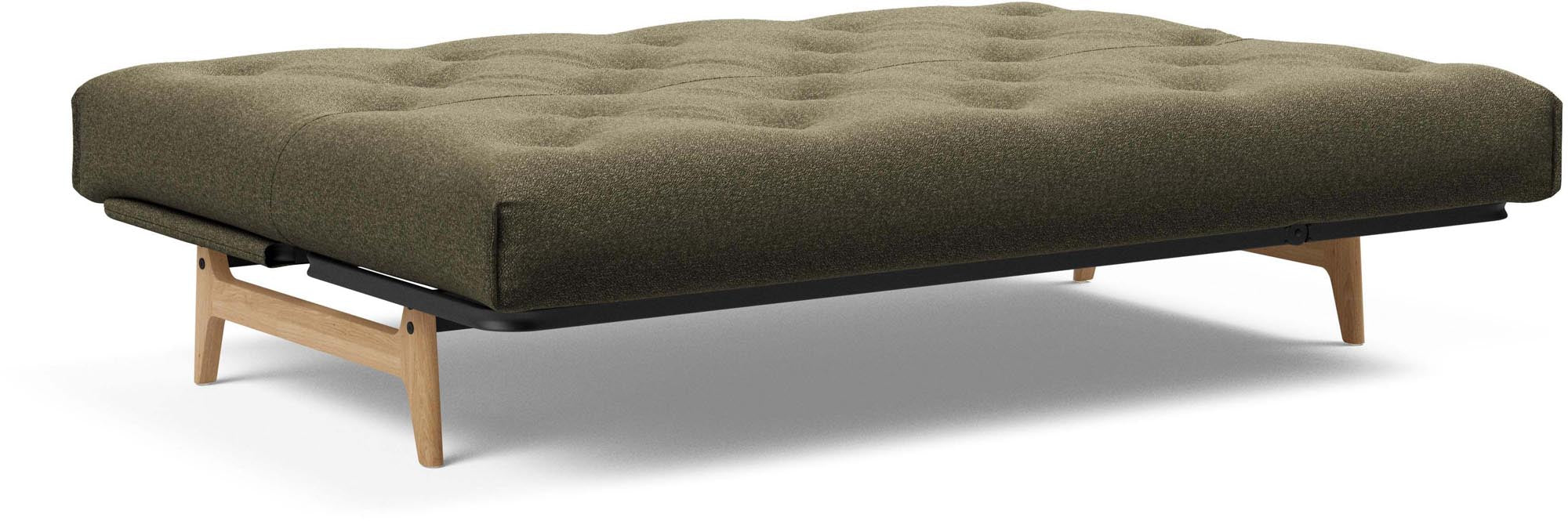 Entdecken Sie das Aslak 140 Bettsofa von Innovation Living – stilvolles Nordic Design und hochwertiger Latex für erholsame Nächte.