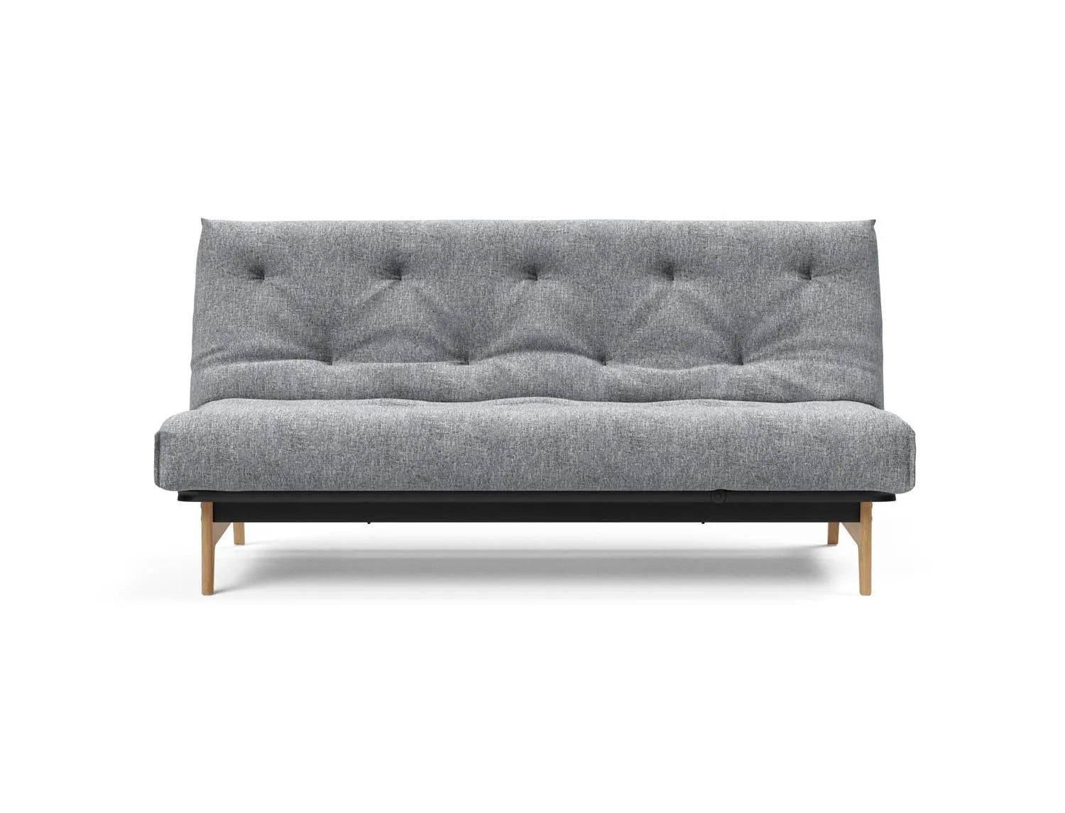 Erleben Sie das Aslak 140 Bettsofa von Innovation Living – modernes Nordic Design trifft auf komfortablen Latex für besten Schlafkomfort.