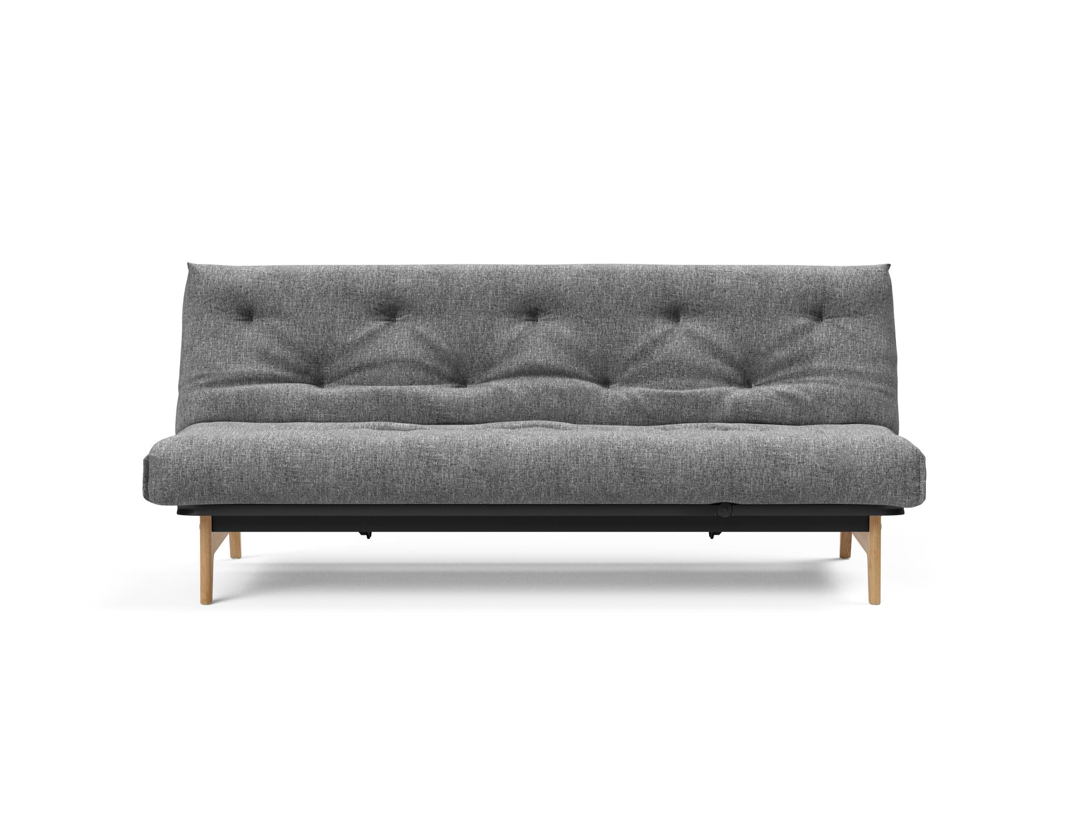 Entdecken Sie das Aslak 120 Bettsofa Nordic Soft Spring von Innovation Living – stilvolles Design trifft auf praktischen Komfort für Ihr Zuhause.