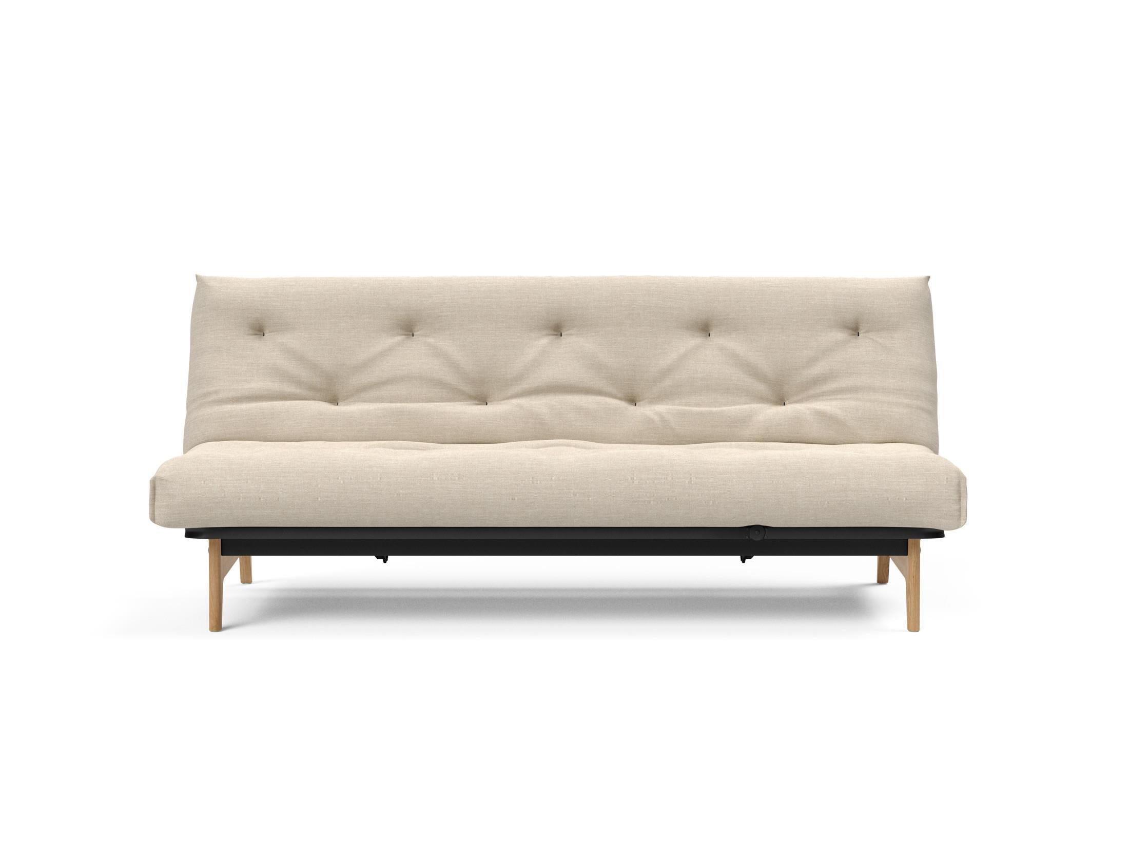 Entdecken Sie das Aslak 120 Bettsofa Nordic Soft Spring von Innovation Living – stilvolles Design trifft auf praktischen Komfort für Ihr Zuhause.