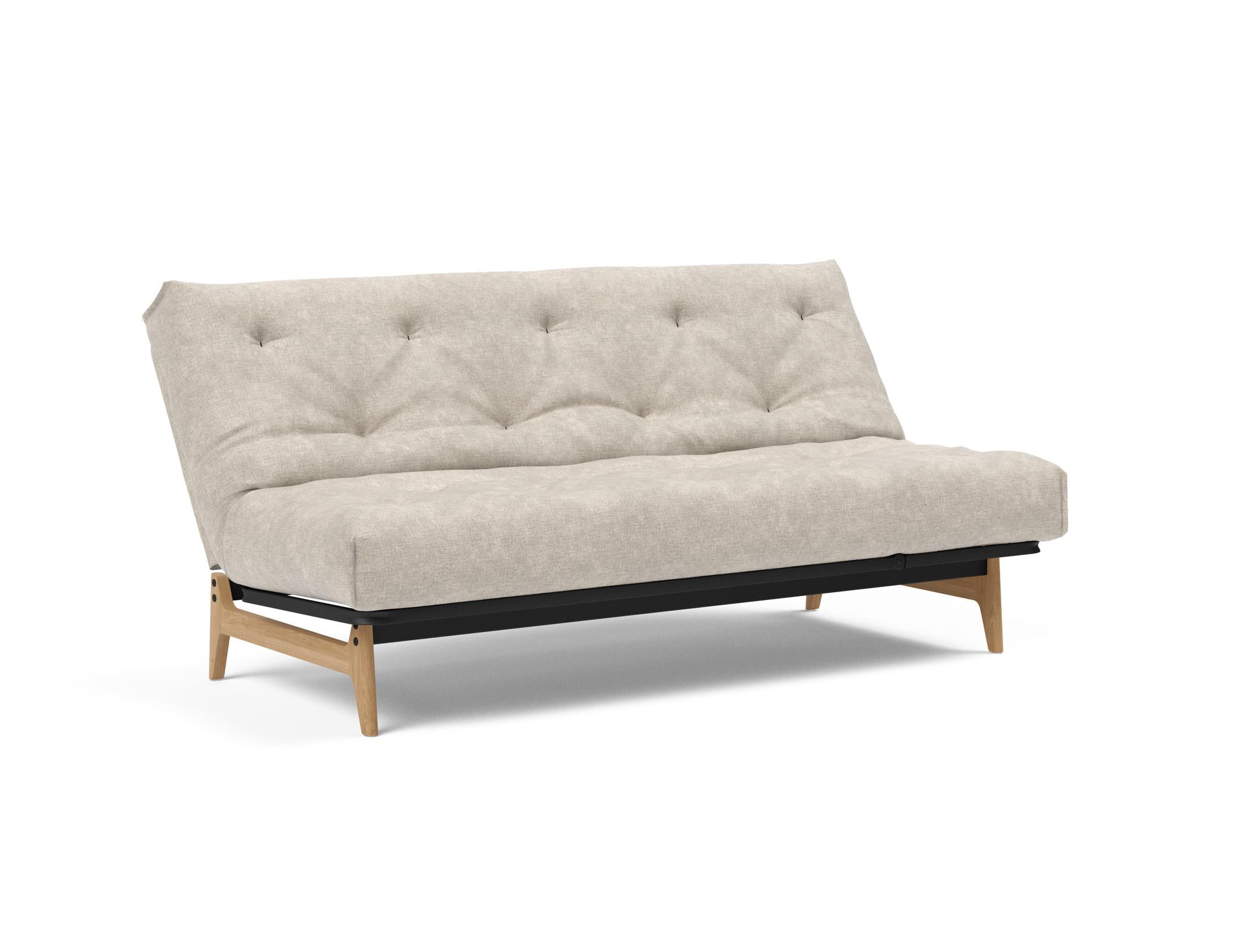 Entdecken Sie das Aslak 140 Bettsofa Nordic Soft Spring von Innovation Living – stilvolles Design trifft auf höchsten Schlafkomfort für Ihr Zuhause.