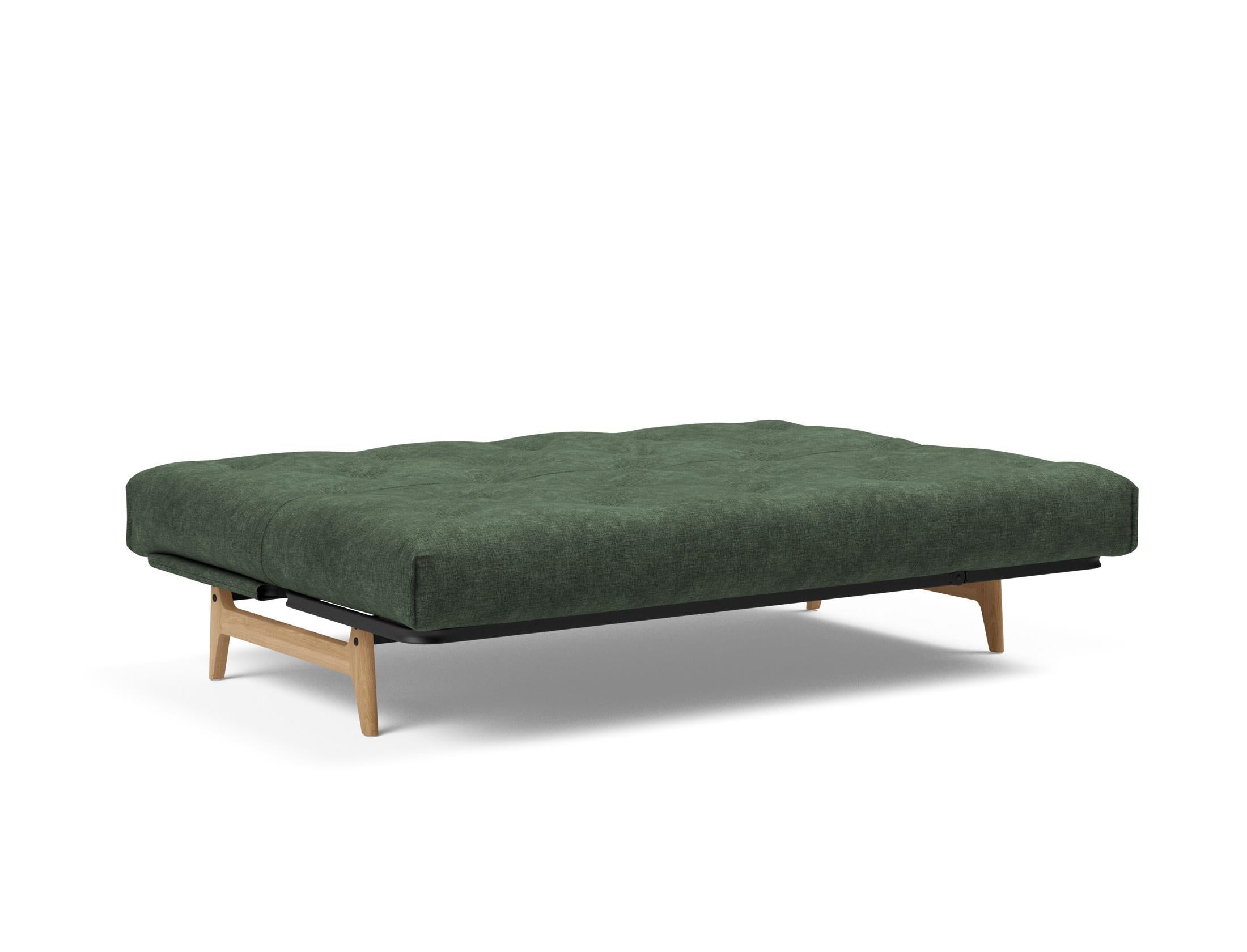 Entdecken Sie das Aslak 140 Bettsofa Nordic Soft Spring von Innovation Living – stilvolles Design trifft auf höchsten Schlafkomfort für Ihr Zuhause.