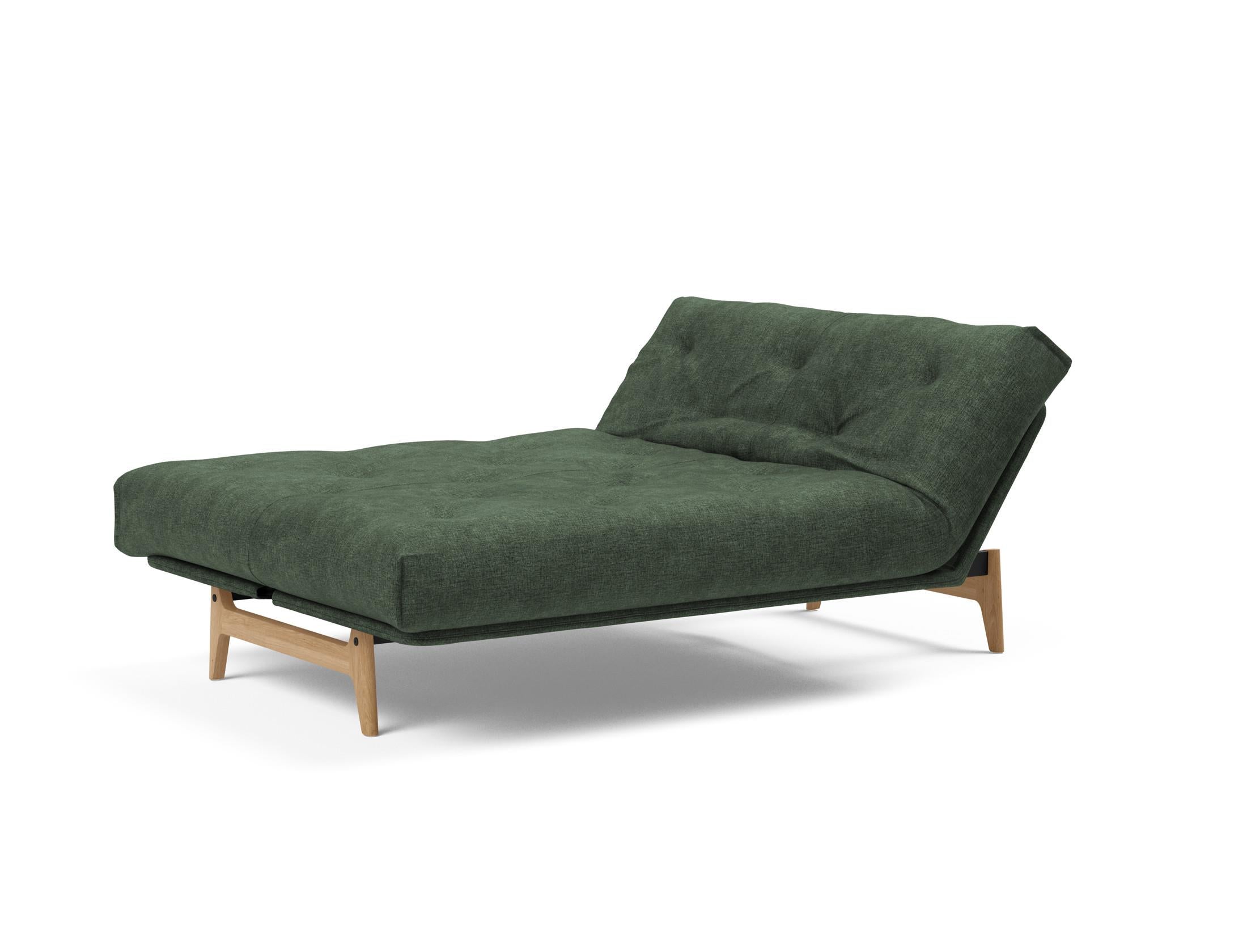 Erleben Sie das Aslak 140 Bettsofa Nordic: Stilvolles skandinavisches Design und der komfortable Soft Spring Bezug sorgen für perfekten Schlafkomfort.