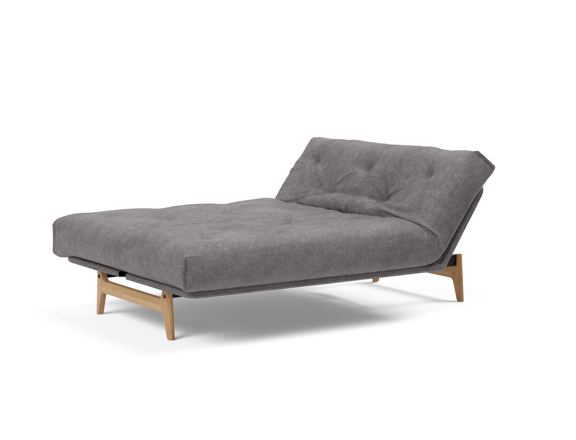 Erleben Sie das Aslak 140 Bettsofa Nordic: Stilvolles skandinavisches Design und der komfortable Soft Spring Bezug sorgen für perfekten Schlafkomfort.