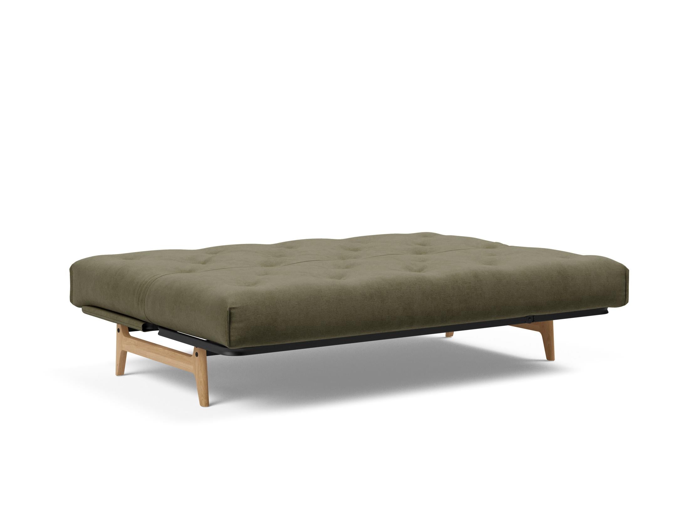 Entdecken Sie das Aslak 140 Bettsofa Nordic Soft Spring von Innovation Living – stilvolles Design trifft auf höchsten Schlafkomfort für Ihr Zuhause.