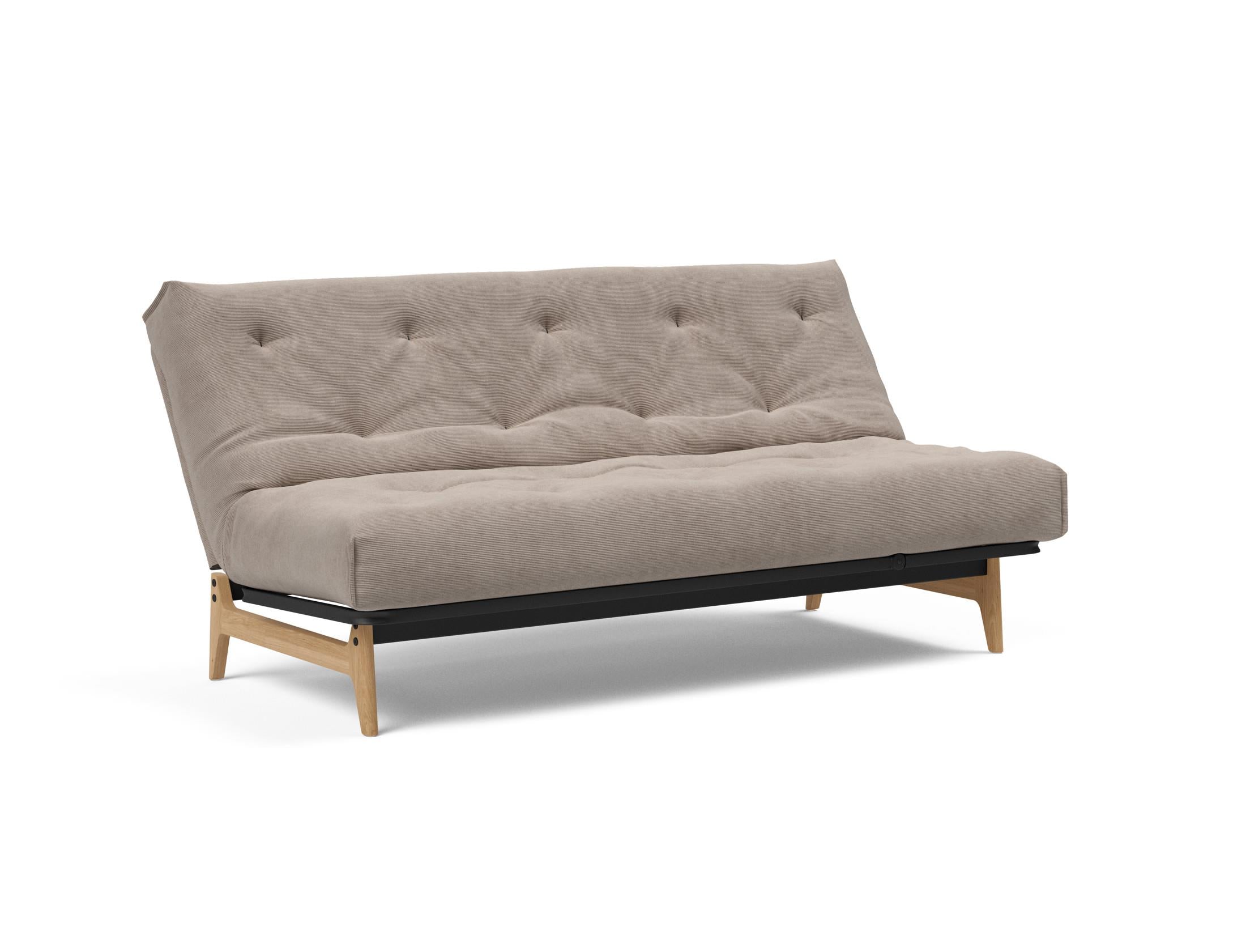 Entdecken Sie das Aslak 140 Bettsofa Nordic Soft Spring von Innovation Living – stilvolles Design trifft auf höchsten Schlafkomfort für Ihr Zuhause.