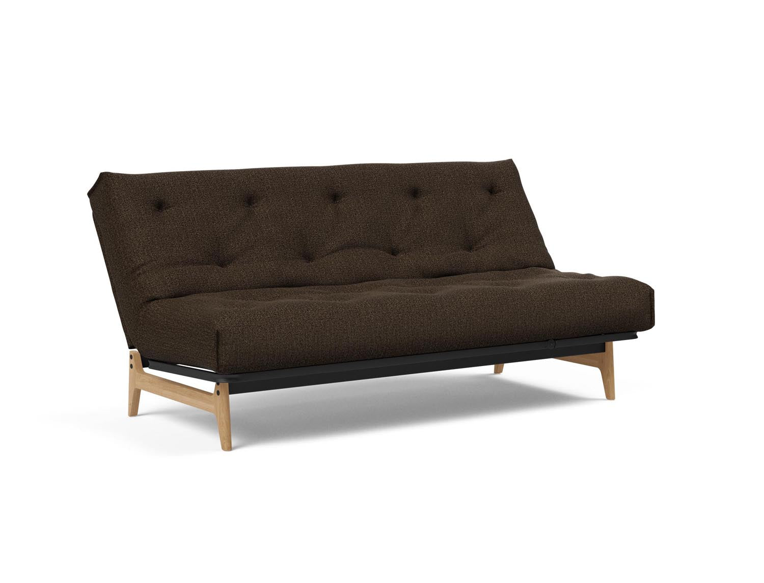 Erleben Sie das Aslak 140 Bettsofa Nordic Soft Spring von Innovation Living – eine perfekte Kombination aus modernem Stil und optimalem Schlafkomfort.