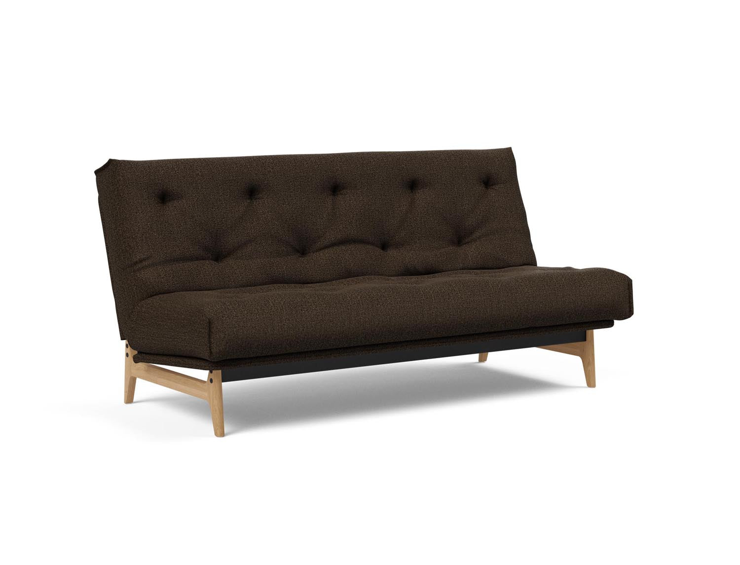 Aslak 140 Bettsofa Nordic: Stilvolles Schlafsofa mit hochwertigem Soft Spring Bezug, ideal für gemütliche Wohnräume und erholsame Nächte.