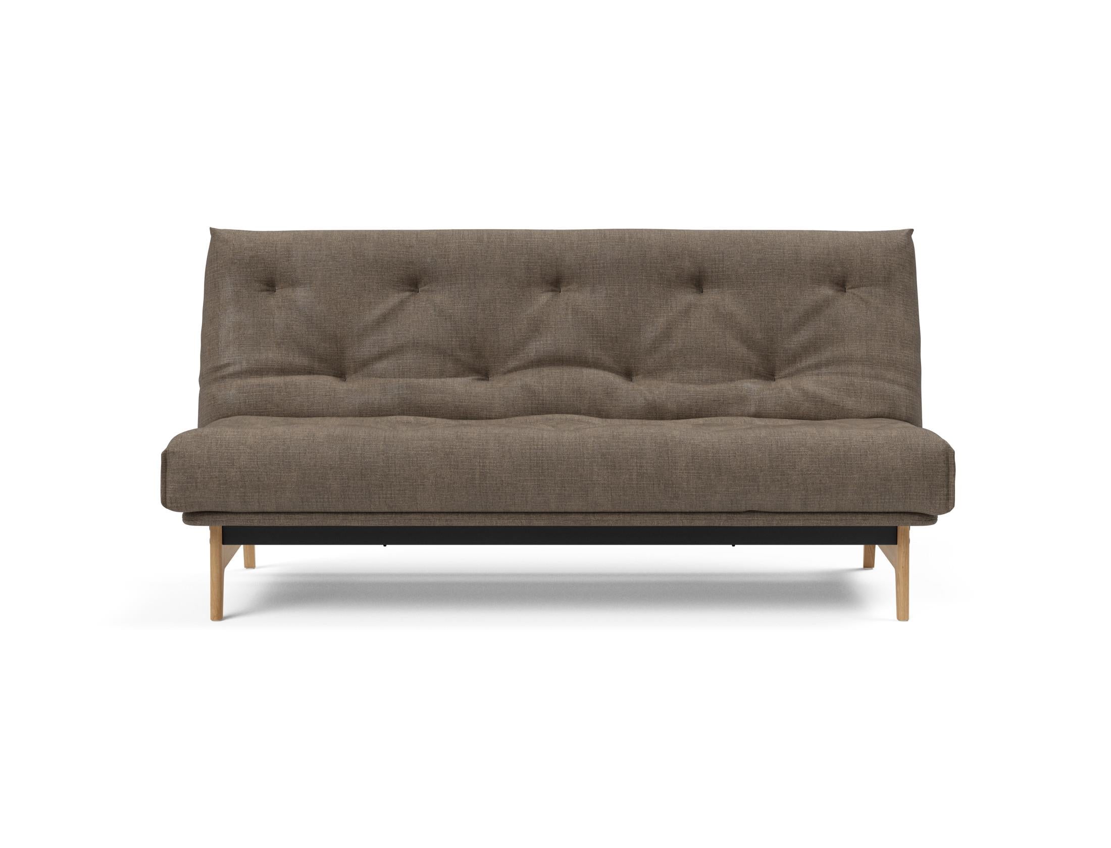 Erleben Sie das Aslak 140 Bettsofa Nordic: Stilvolles skandinavisches Design und der komfortable Soft Spring Bezug sorgen für perfekten Schlafkomfort.