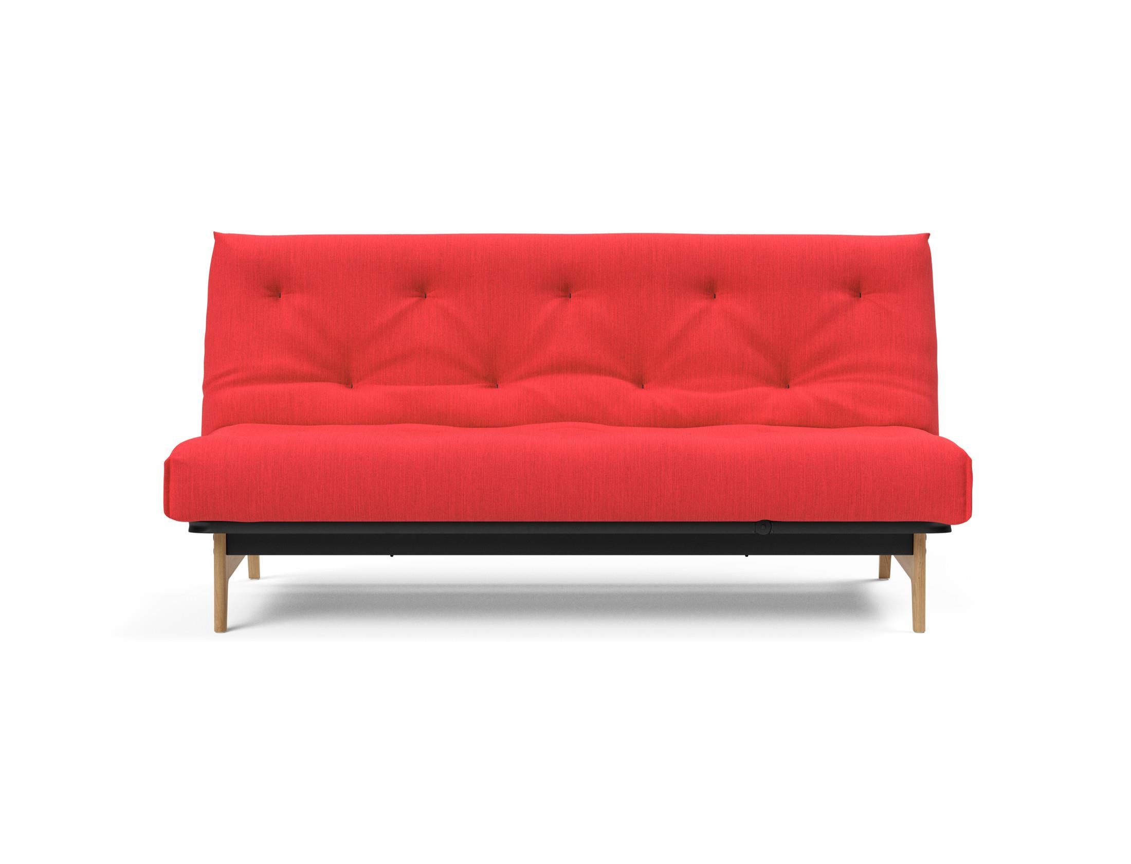 Erleben Sie das Aslak 140 Bettsofa Nordic Soft Spring von Innovation Living – eine perfekte Kombination aus modernem Stil und optimalem Schlafkomfort.