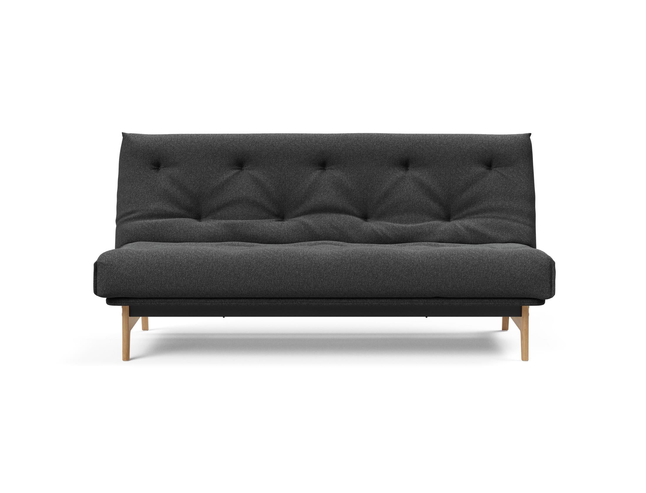 Erleben Sie das Aslak 140 Bettsofa Nordic: Stilvolles skandinavisches Design und der komfortable Soft Spring Bezug sorgen für perfekten Schlafkomfort.