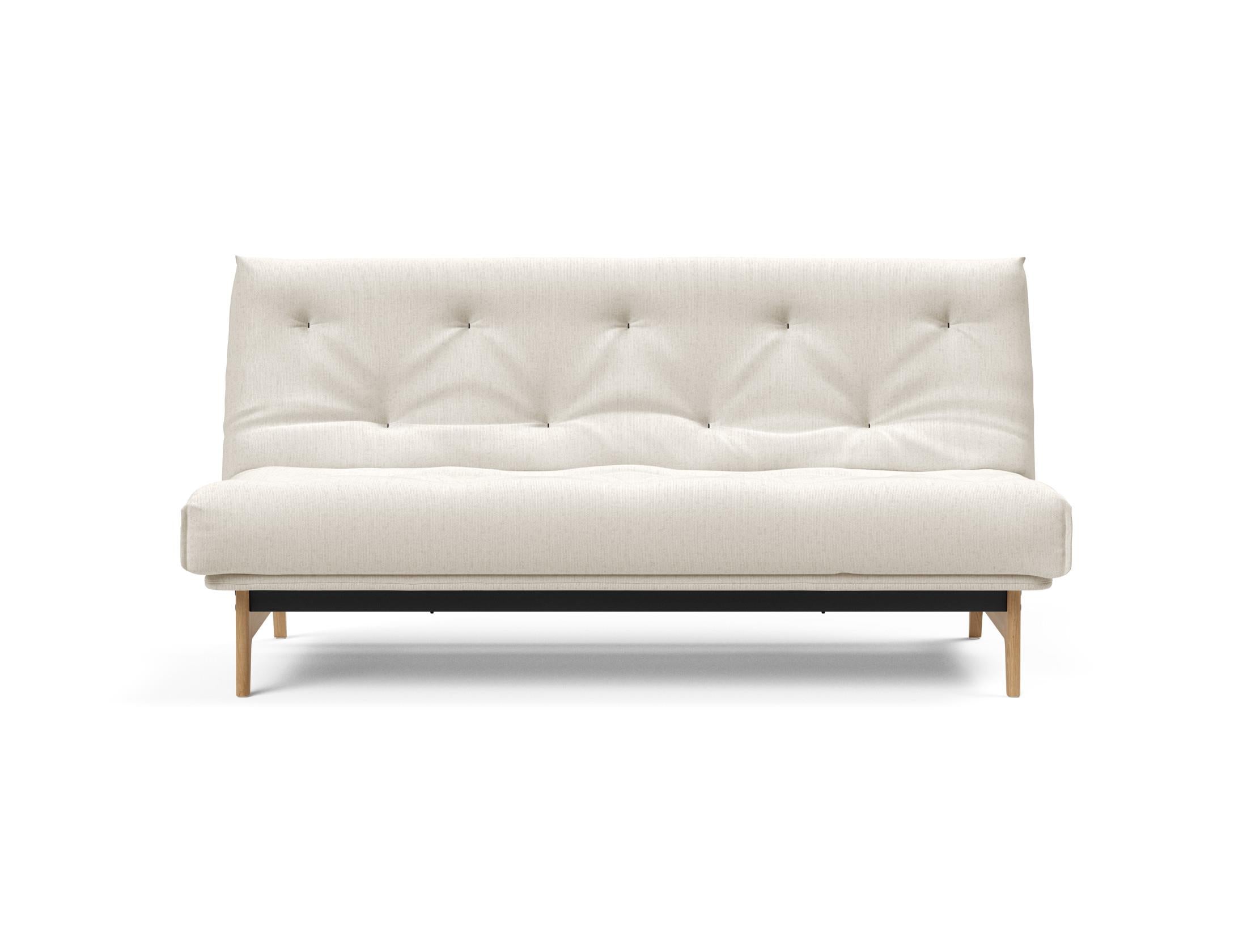 Erleben Sie das Aslak 140 Bettsofa Nordic: Modernes Design mit hochwertigem Soft Spring Bezug, ideal für gemütliche Schlaflösungen und stilvolle Akzente.