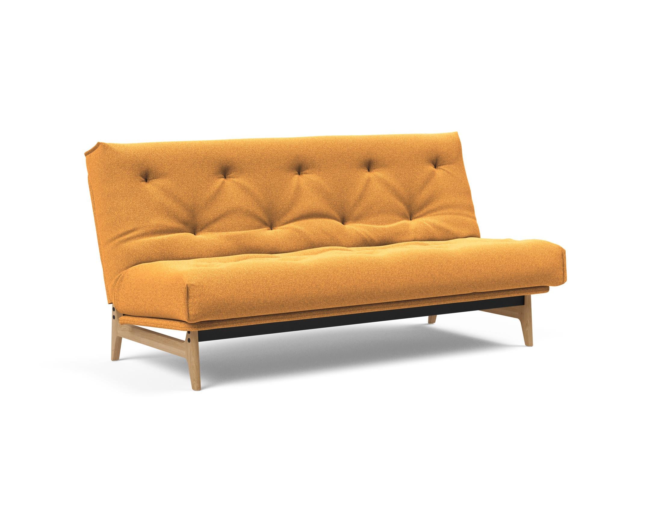 Erleben Sie das Aslak 140 Bettsofa Nordic Soft Spring von Innovation Living – eine perfekte Kombination aus modernem Stil und optimalem Schlafkomfort.
