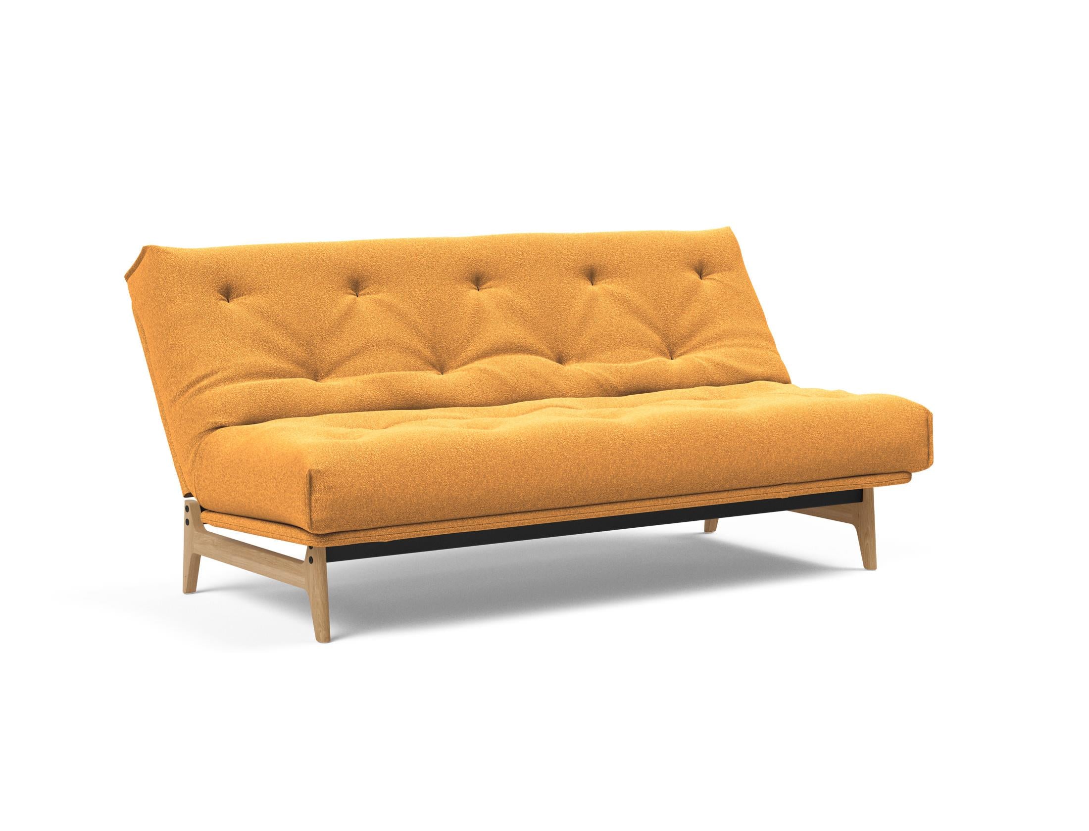 Erleben Sie das Aslak 140 Bettsofa Nordic Soft Spring von Innovation Living – eine perfekte Kombination aus modernem Stil und optimalem Schlafkomfort.