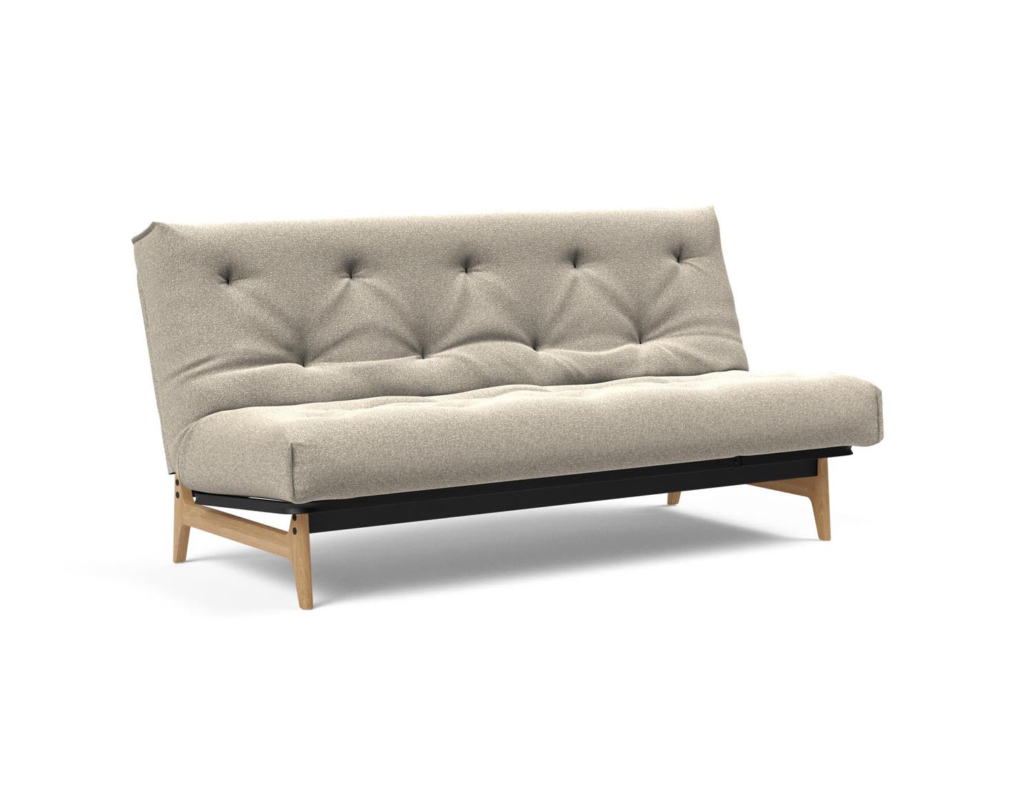 Entdecken Sie das Aslak 140 Bettsofa Nordic: Elegantes skandinavisches Design trifft auf den bequemen Soft Spring Bezug für erholsame Nächte.