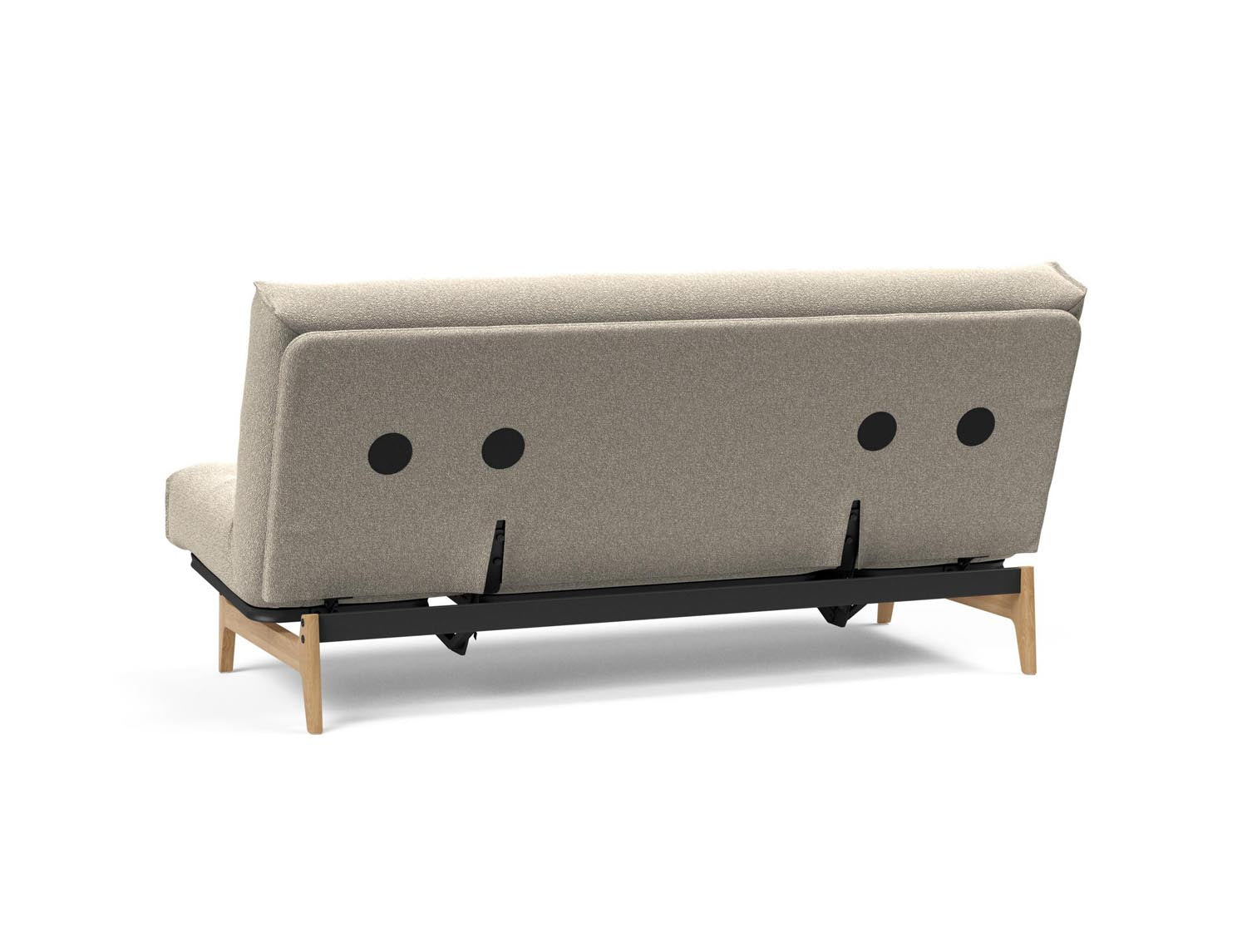 Erleben Sie das Aslak 140 Bettsofa Nordic: Stilvolles skandinavisches Design und der komfortable Soft Spring Bezug sorgen für perfekten Schlafkomfort.