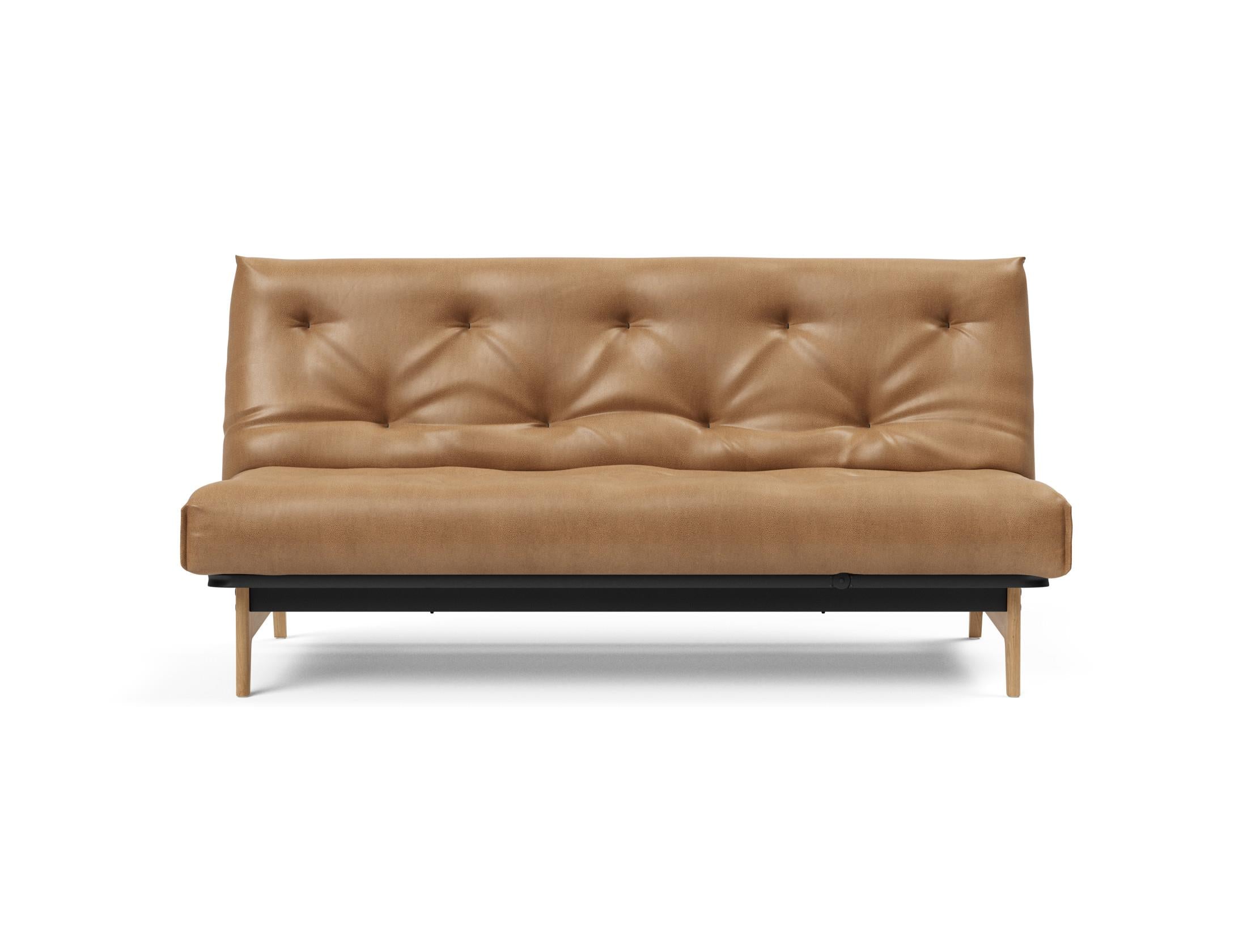 Erleben Sie das Aslak 140 Bettsofa Nordic Soft Spring von Innovation Living – eine perfekte Kombination aus modernem Stil und optimalem Schlafkomfort.