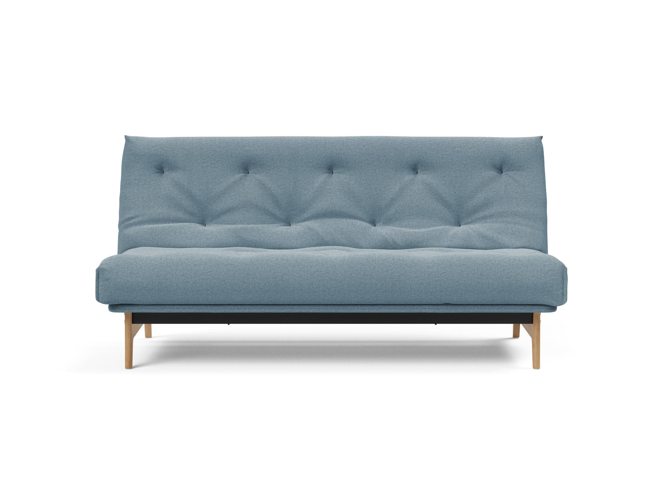 Erleben Sie das Aslak 140 Bettsofa Nordic: Stilvolles skandinavisches Design und der komfortable Soft Spring Bezug sorgen für perfekten Schlafkomfort.