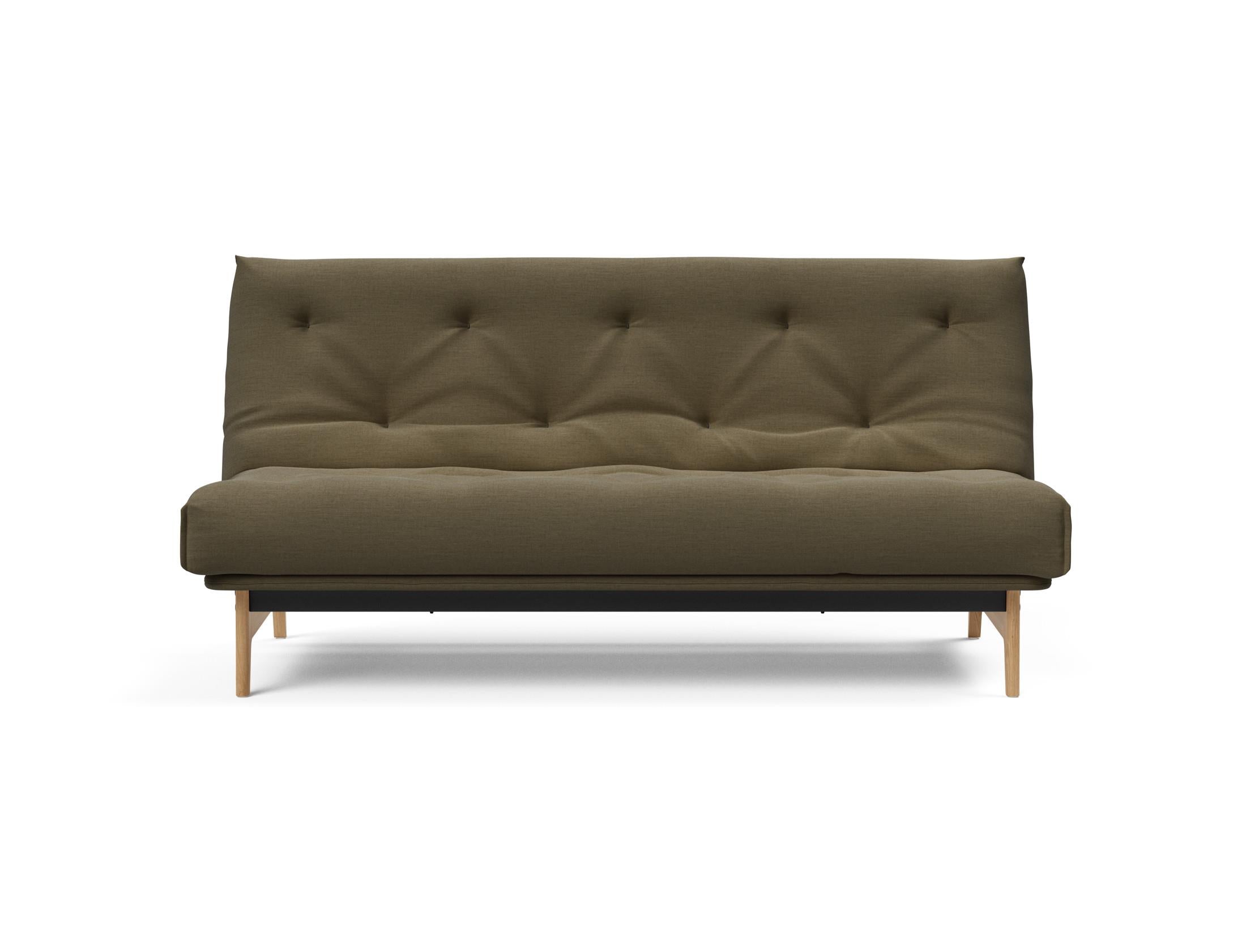 Erleben Sie das Aslak 140 Bettsofa Nordic: Stilvolles skandinavisches Design und der komfortable Soft Spring Bezug sorgen für perfekten Schlafkomfort.