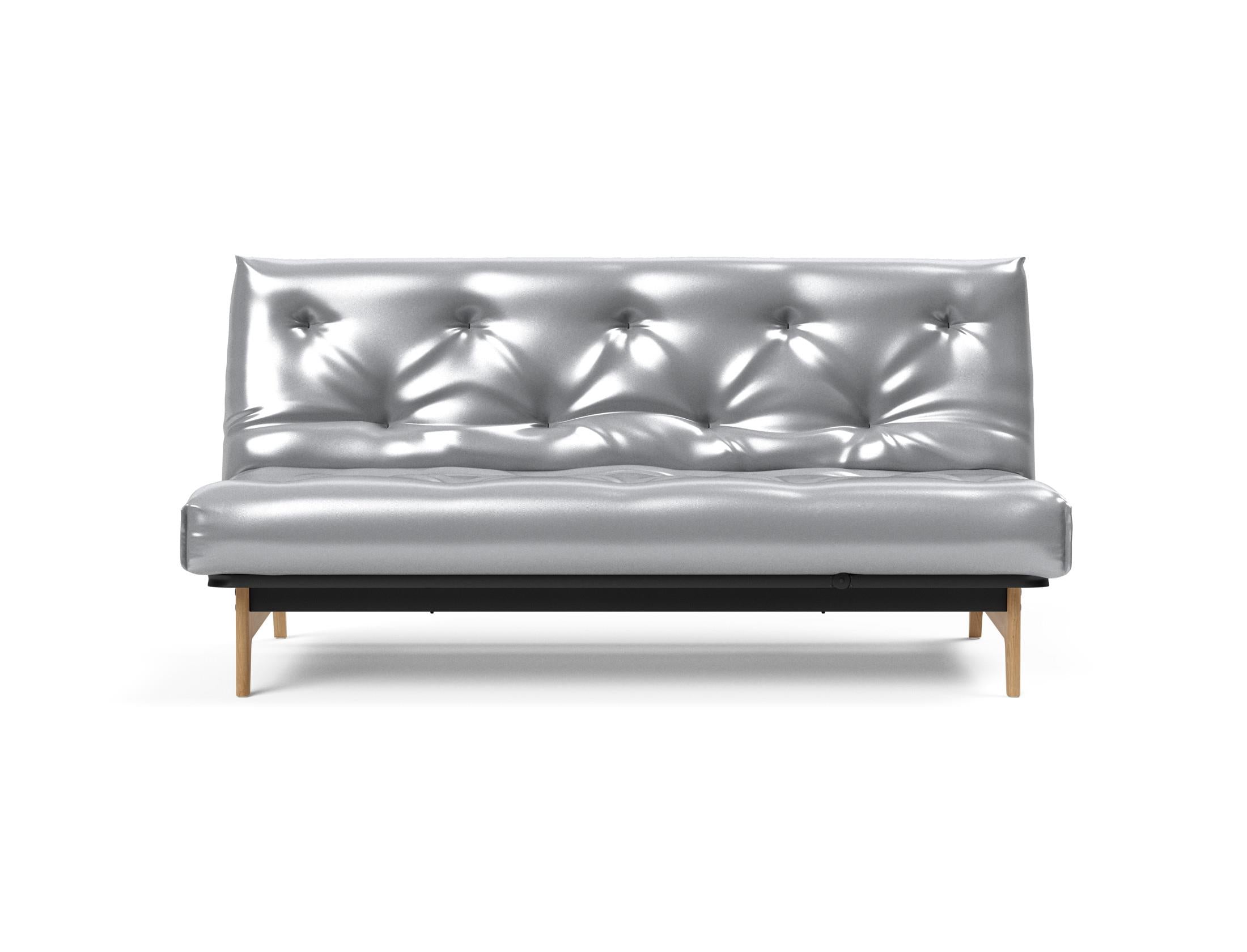 Erleben Sie das Aslak 140 Bettsofa Nordic Soft Spring von Innovation Living – eine perfekte Kombination aus modernem Stil und optimalem Schlafkomfort.