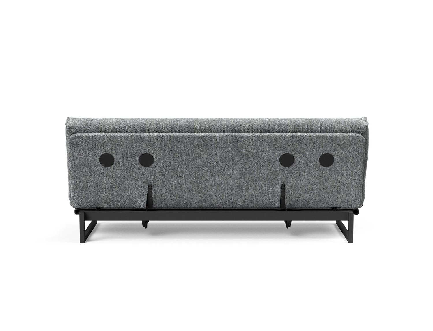 Fraction 120 Bettsofa Nordic Cover: Elegantes Schlafsofa mit weichem Soft Spring Bezug. Perfekt für gemütliche Nächte und modernes Design.