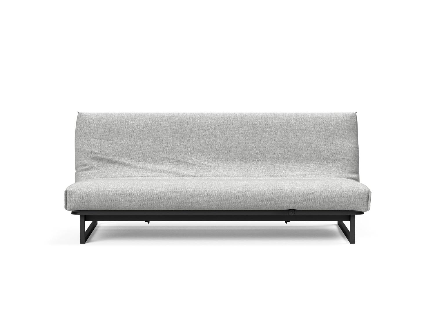 Fraction 120 Bettsofa Nordic Cover: stilvolles, platzsparendes Sofa mit bequemer Soft Spring-Matratze, perfekt für Gäste und kleine Wohnungen.