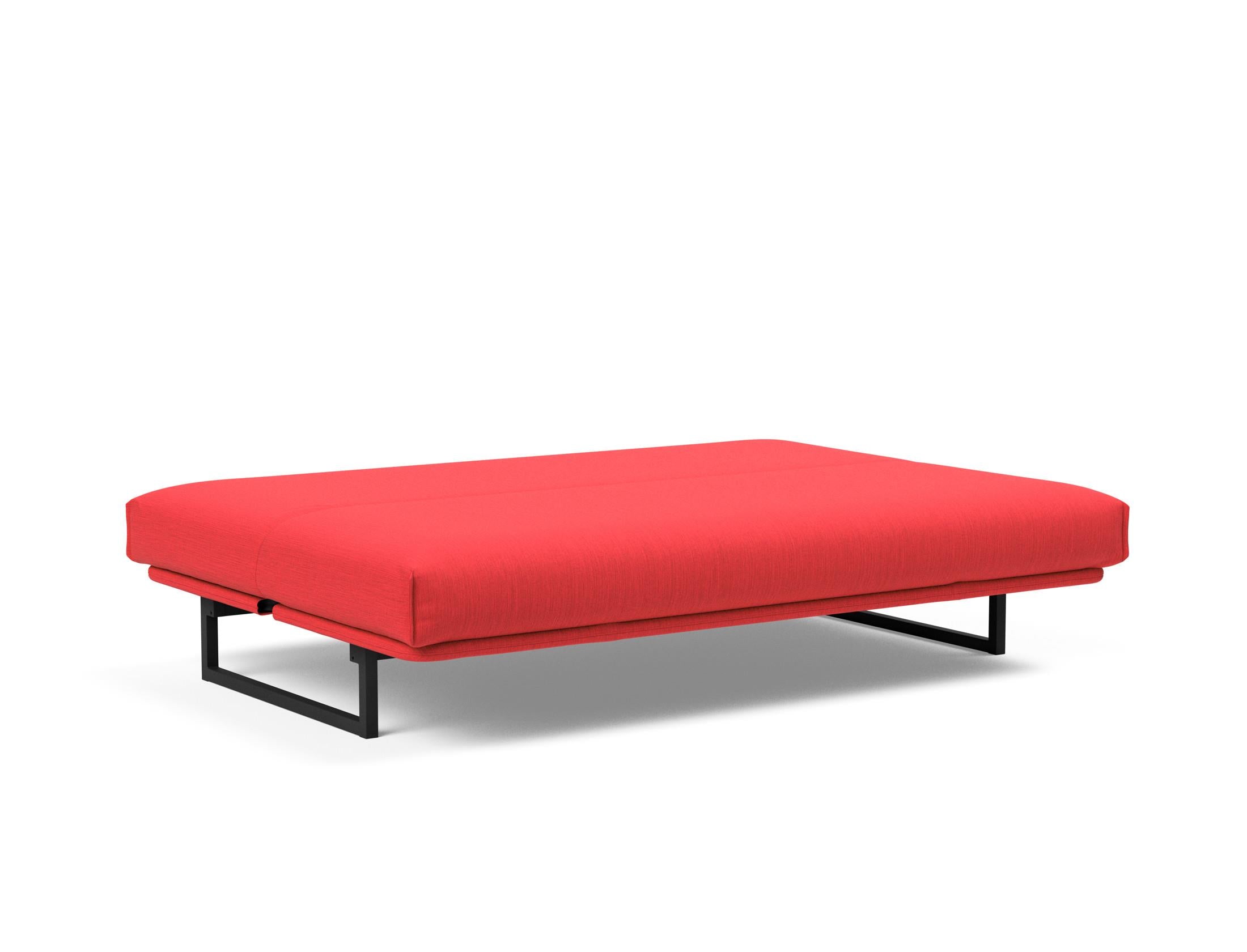 Fraction 140 Bettsofa Nordic Cover: Stilvolles Schlafsofa mit hochwertiger Soft Spring Federung, perfekt für gemütliche Nächte und modernes Interieur.