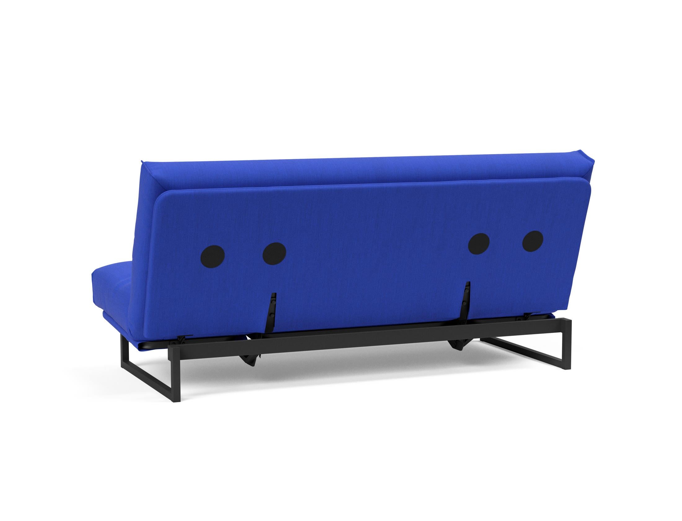 Fraction 140 Bettsofa Nordic Cover: Elegantes, flexibles Sofa mit abnehmbarem Bezug und komfortabler Soft Spring Matratze für höchsten Schlafgenuss.