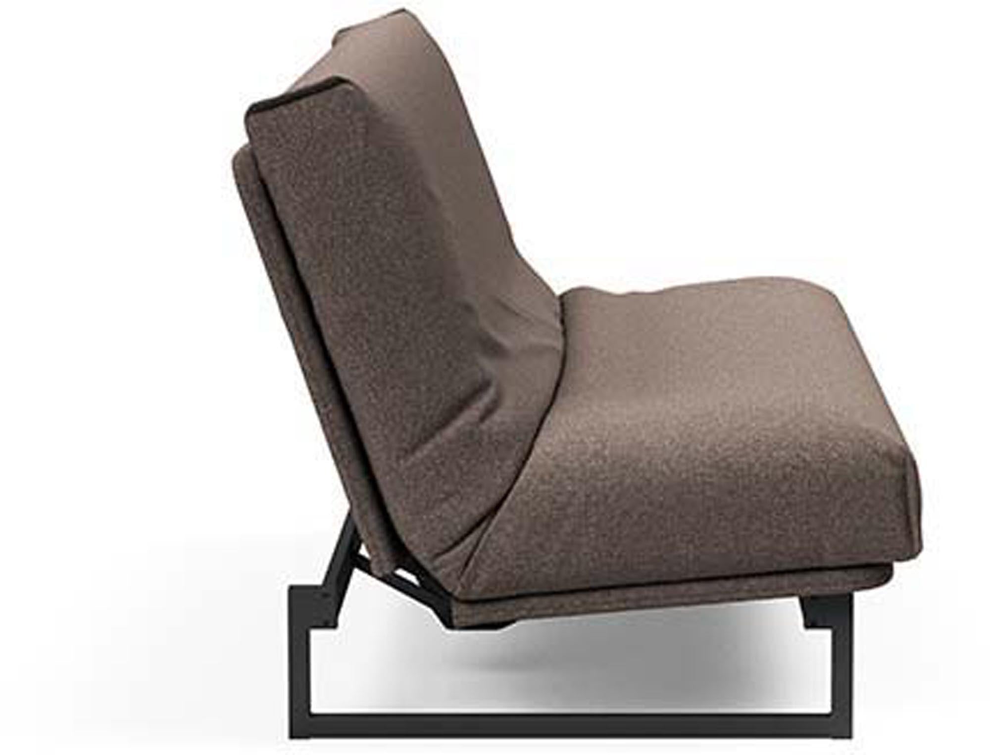 Entdecken Sie das Fraction 140 Bettsofa mit Nordic Cover von Innovation Living: stilvolles Design, komfortable Soft Spring-Matratze, ideal für kompakte Wohnräume.